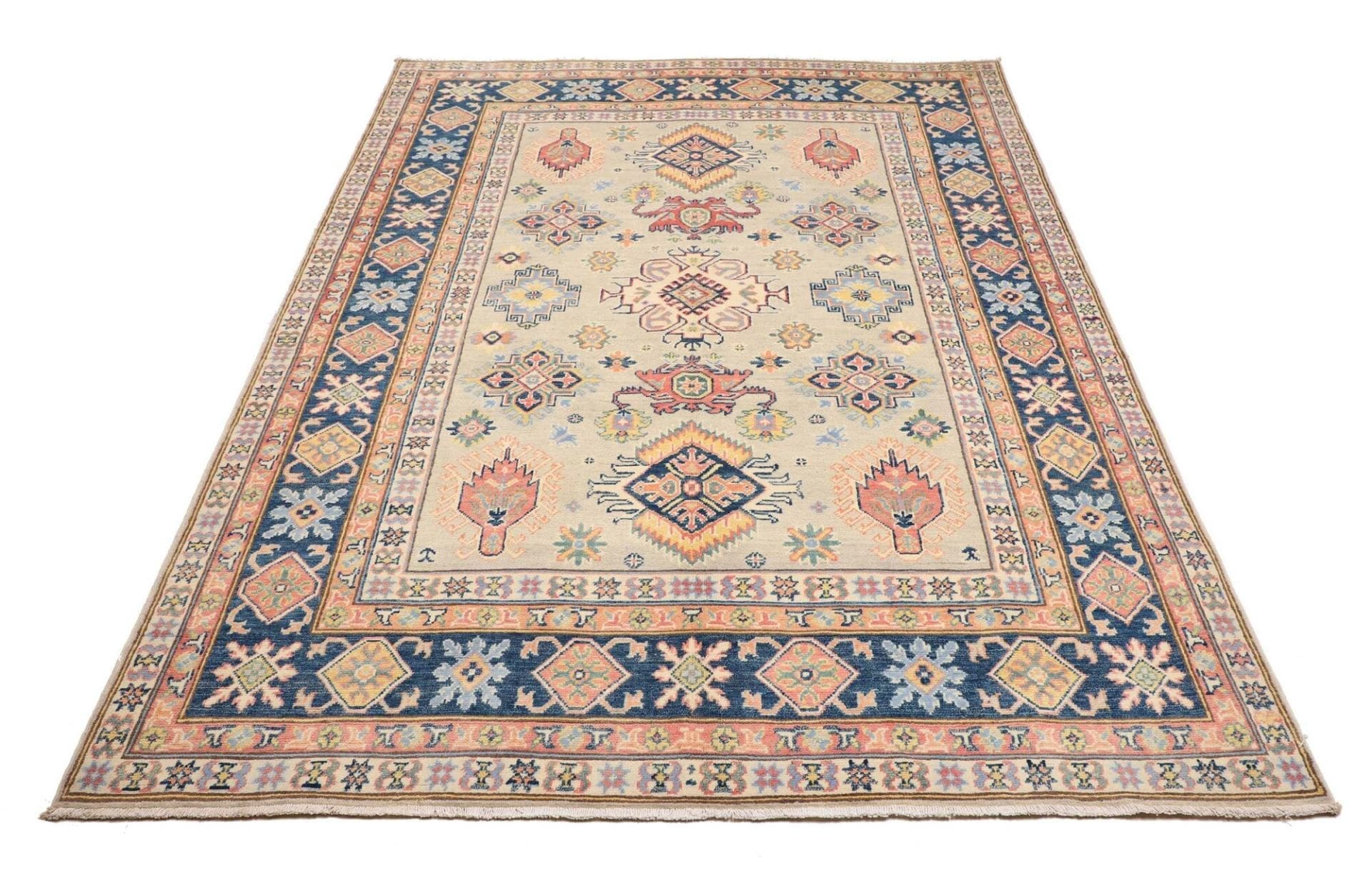 Kazak Orientteppich 178 × 238 cm aus Wolle, handgeknüpft