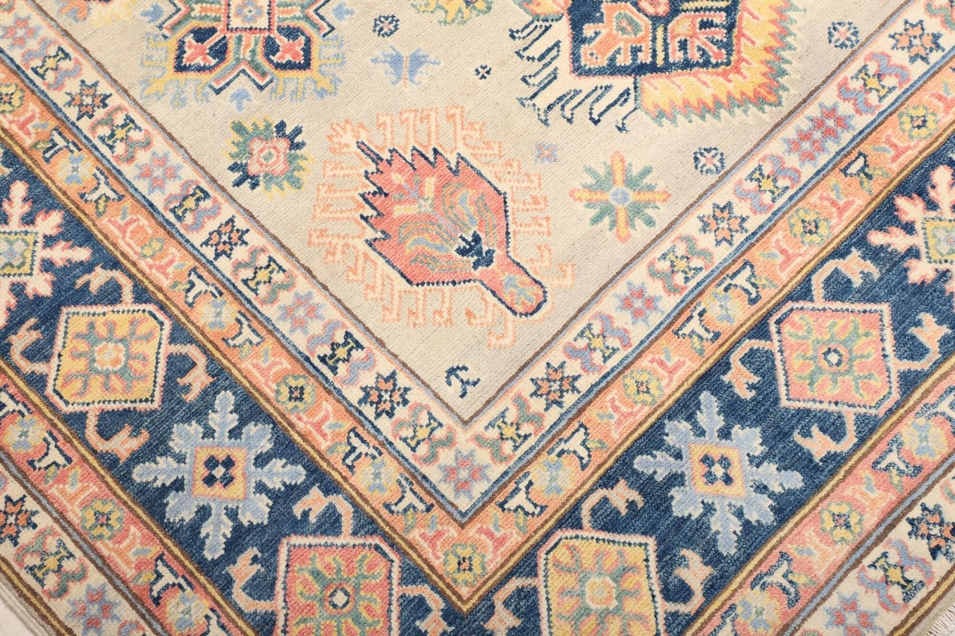 Kazak Orientteppich 178 × 238 cm aus Wolle, handgeknüpft