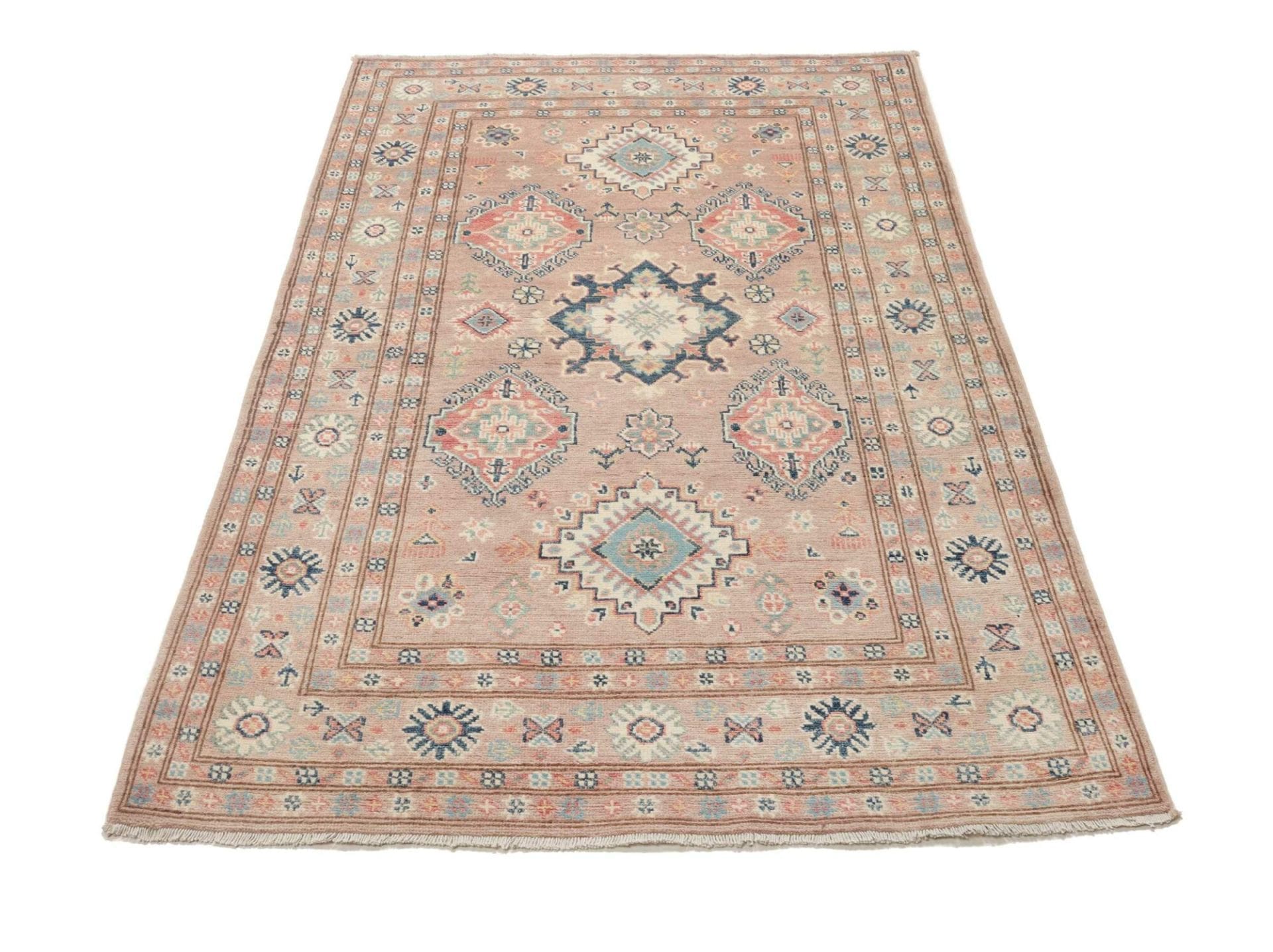 Handgeknüpfter Kazak Orientteppich, 118 × 182 cm, Wolle