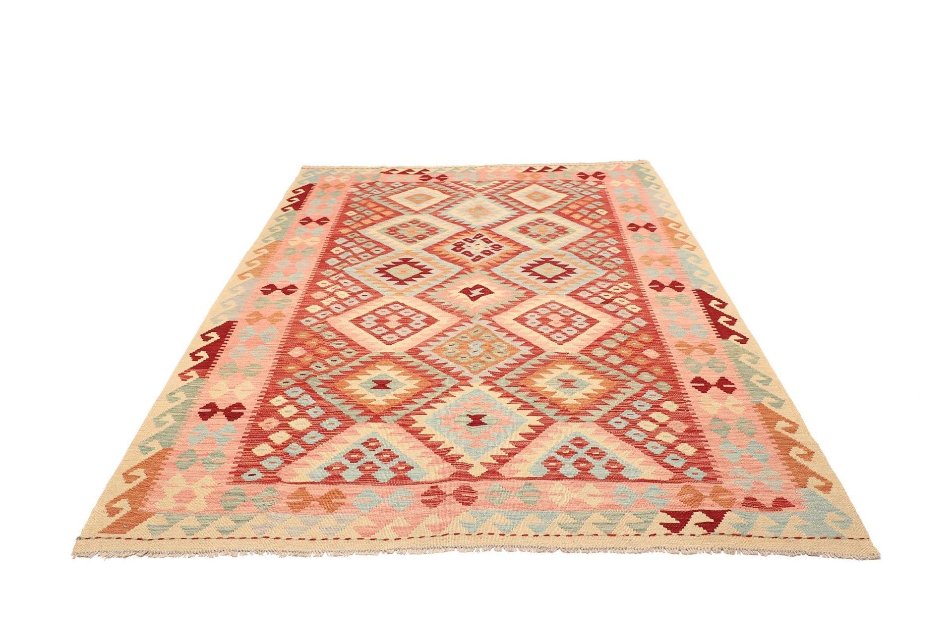 Kelim 184 × 238 cm aus Wolle, handgewebt