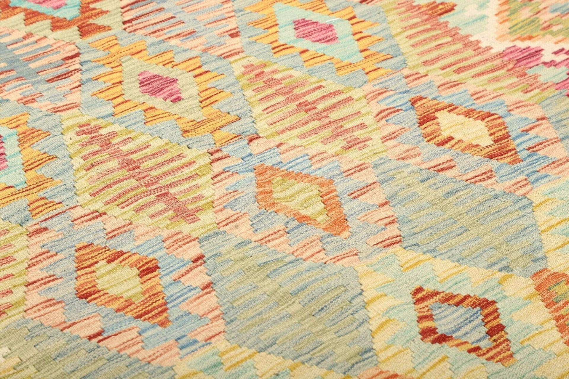 Kelim 163 × 207 cm aus Wolle, handgewebt