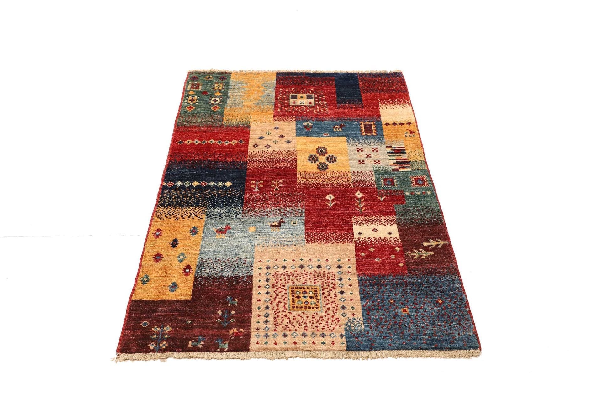 Handgeknüpfter Samarkand Orientteppich 84 × 127 cm
