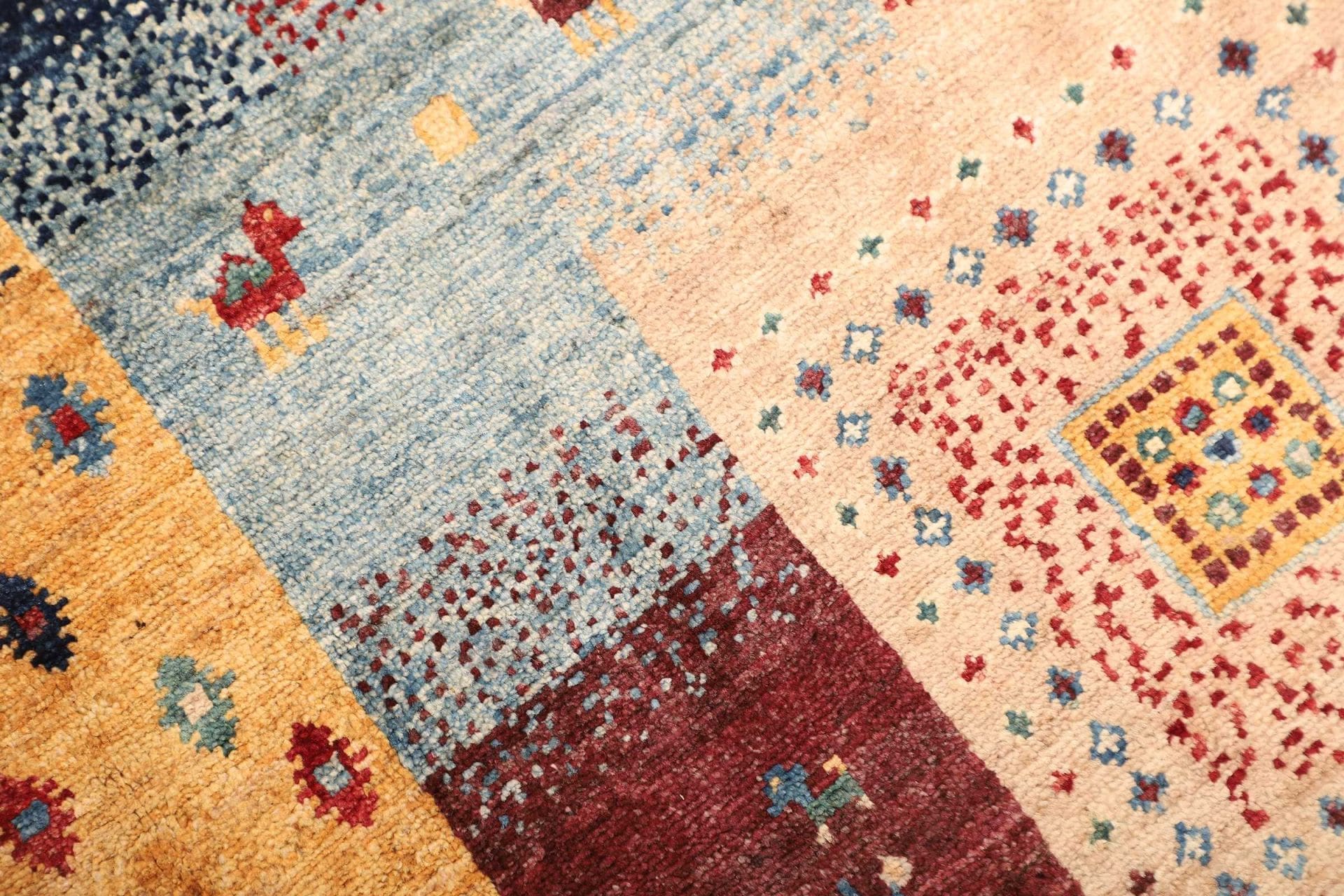 Handgeknüpfter Samarkand Orientteppich 84 × 127 cm