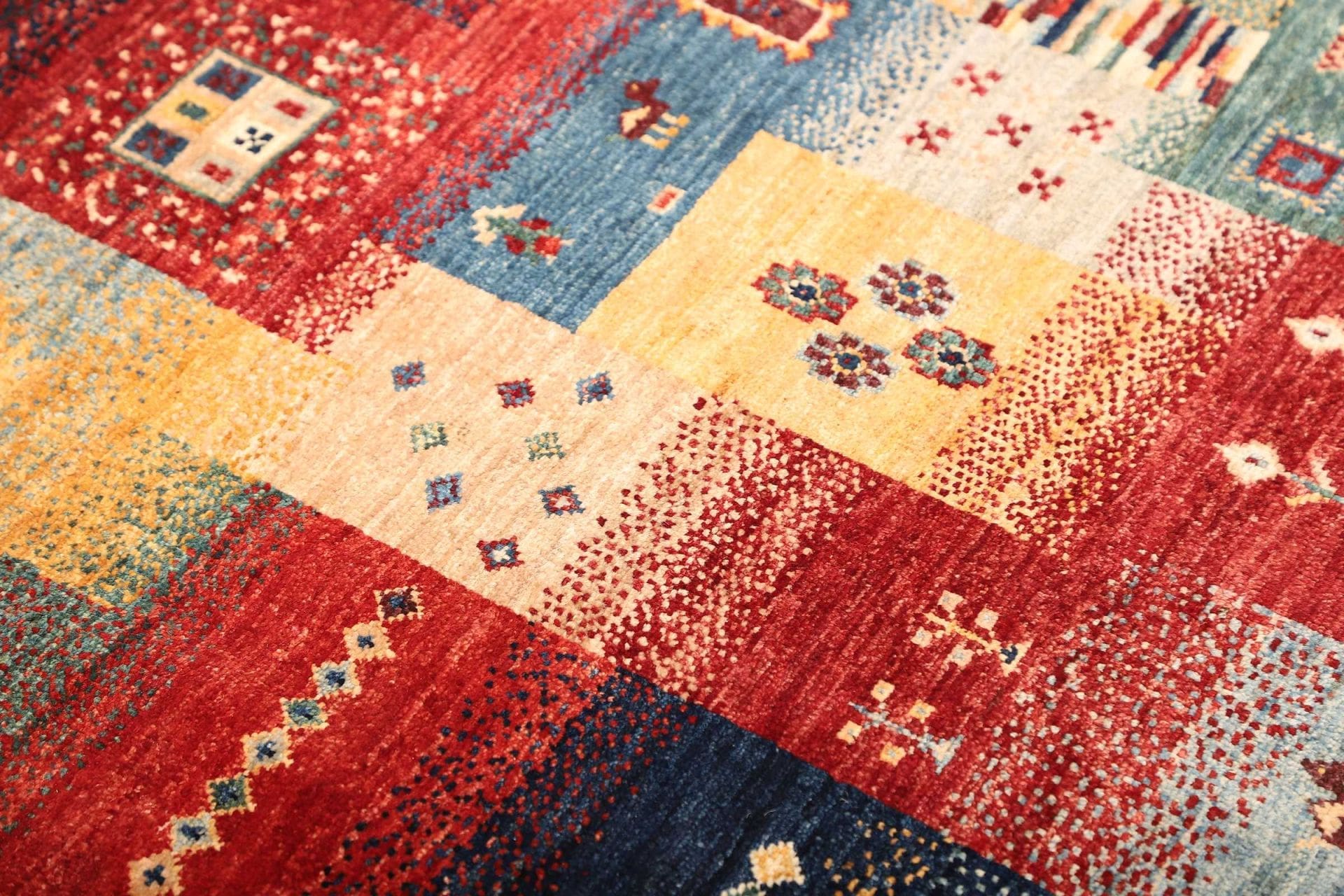 Handgeknüpfter Samarkand Orientteppich 84 × 127 cm