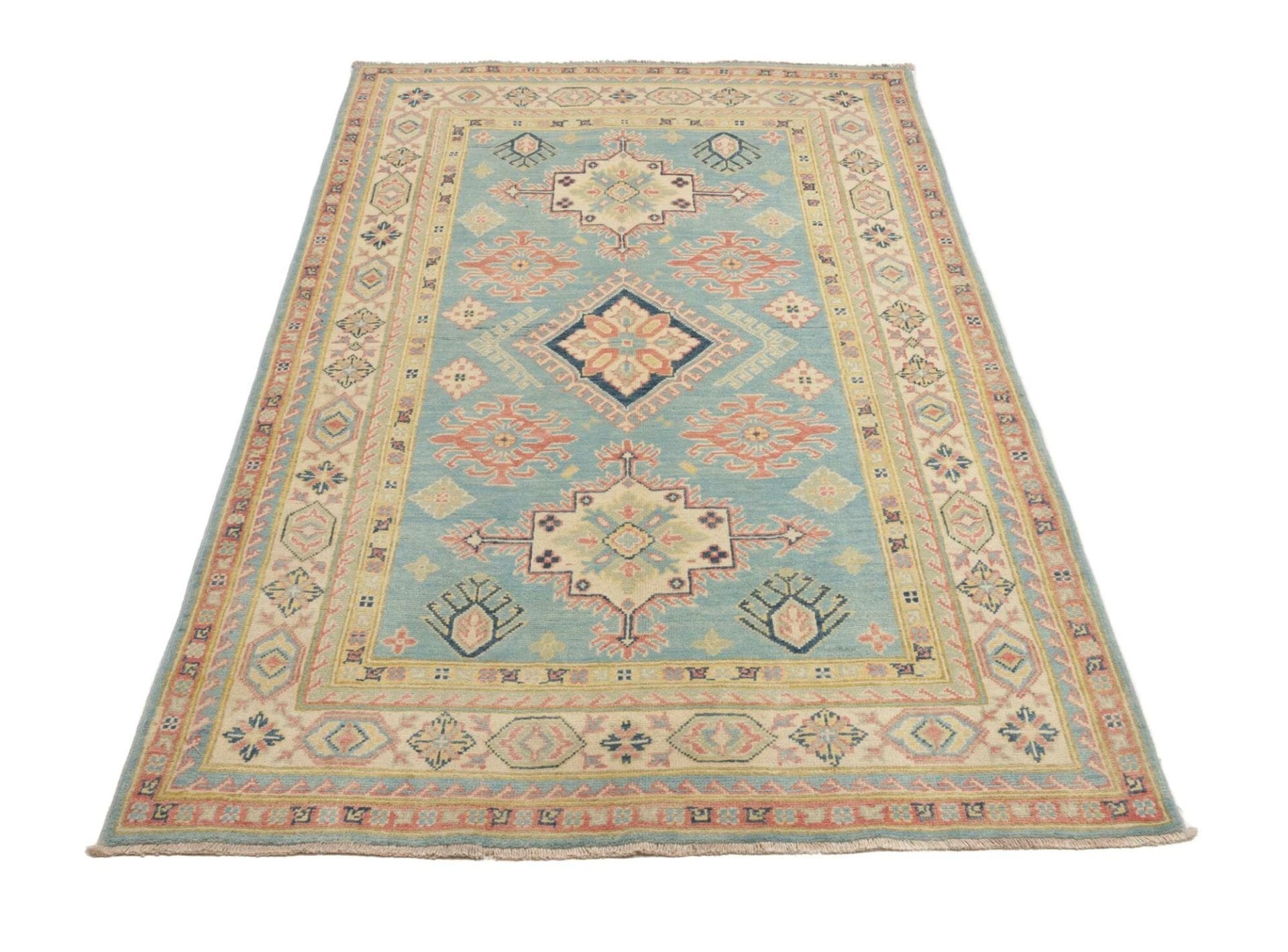 Handgeknüpfter Kazak Orientteppich, 120 × 187 cm, Wolle