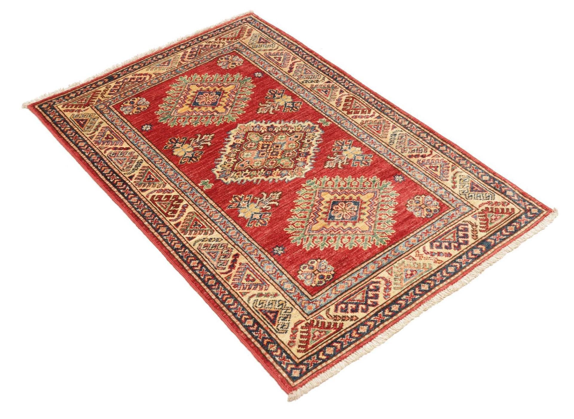 Handgeknüpfter Kazak Orientteppich, 89 × 116 cm, Wolle