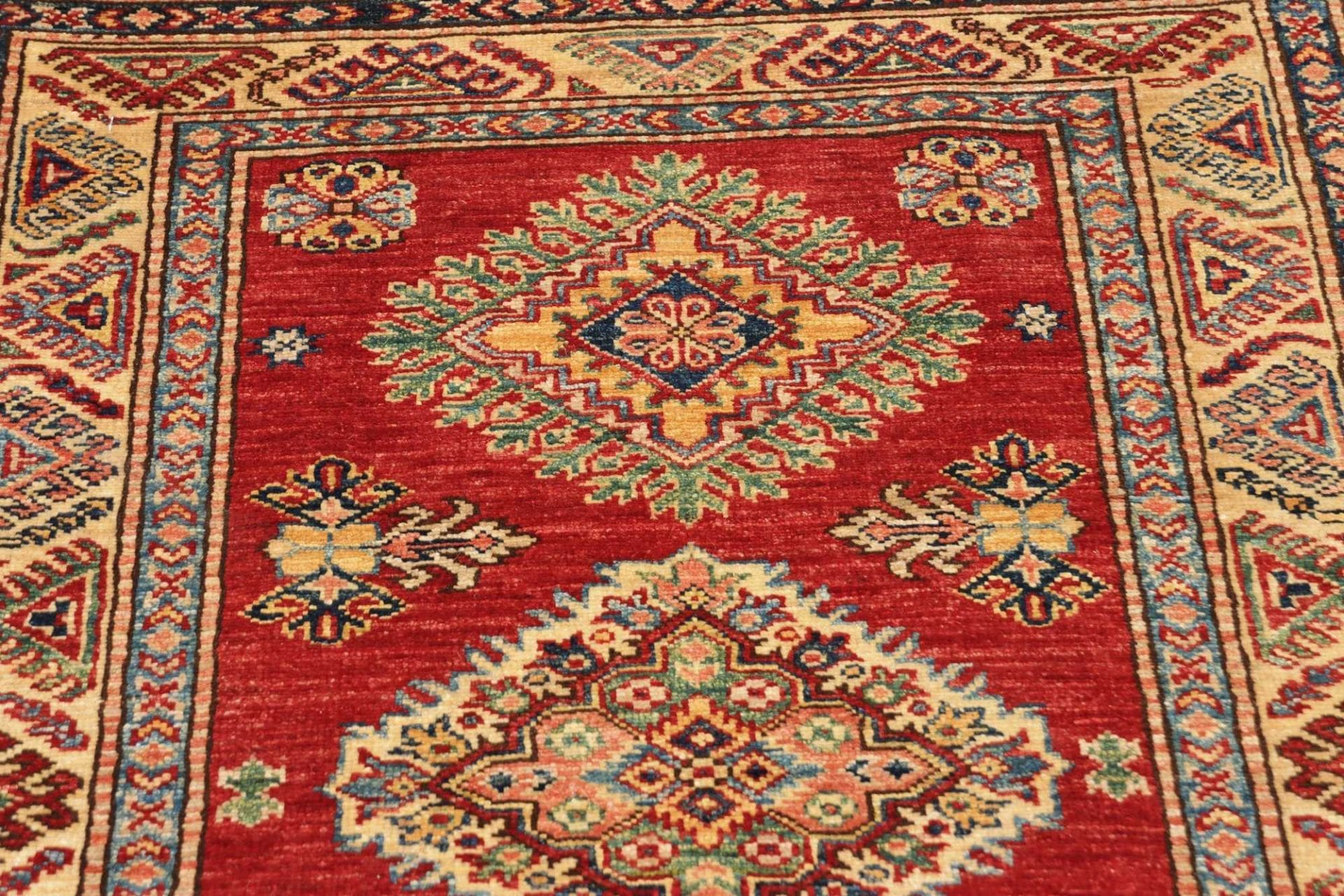 Handgeknüpfter Kazak Orientteppich, 89 × 116 cm, Wolle