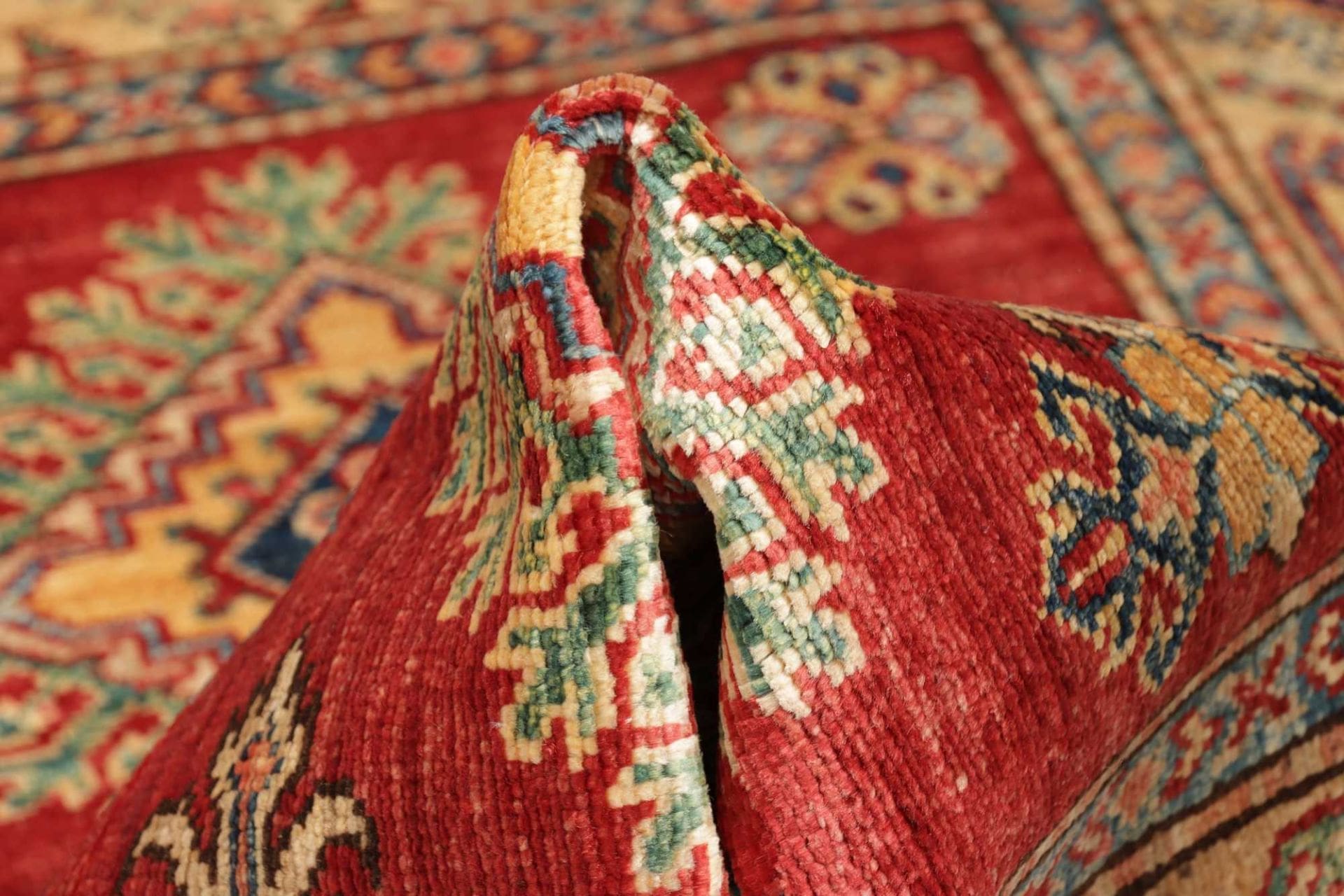 Handgeknüpfter Kazak Orientteppich, 89 × 116 cm, Wolle