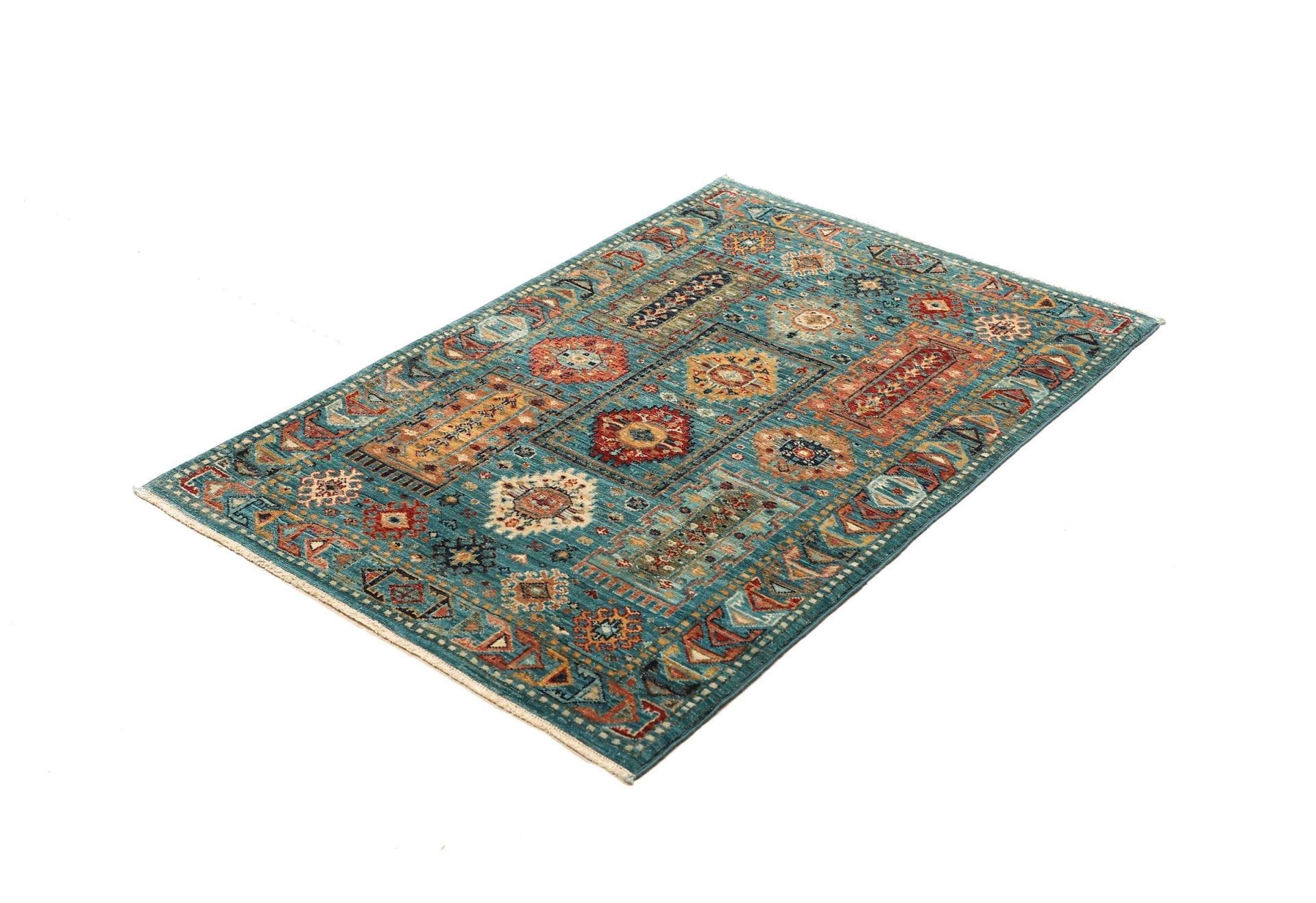 Samarkand Orientteppich 83 × 121 cm aus Wolle, handgeknüpft