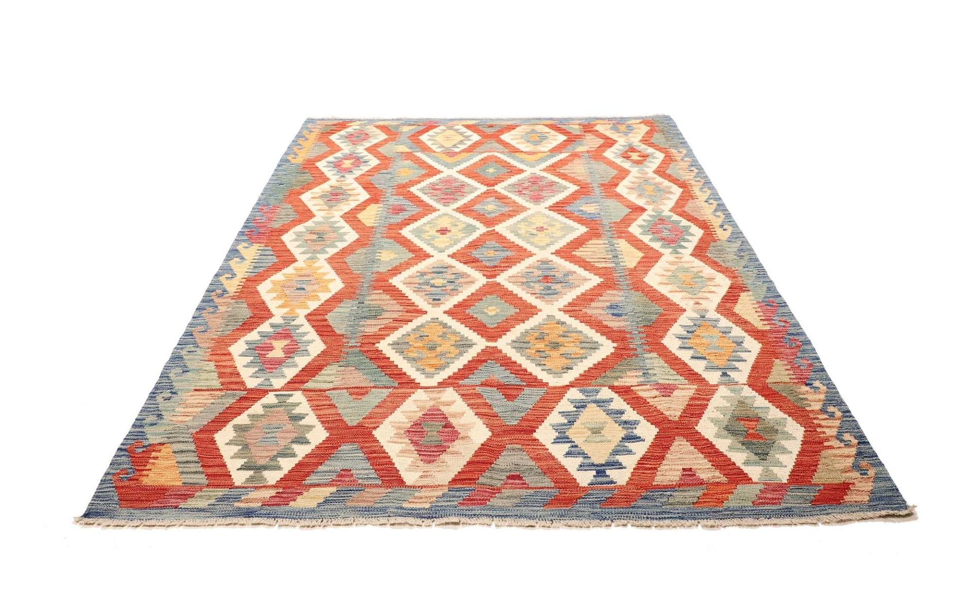 Kelim 183 × 239 cm aus Wolle, handgewebt