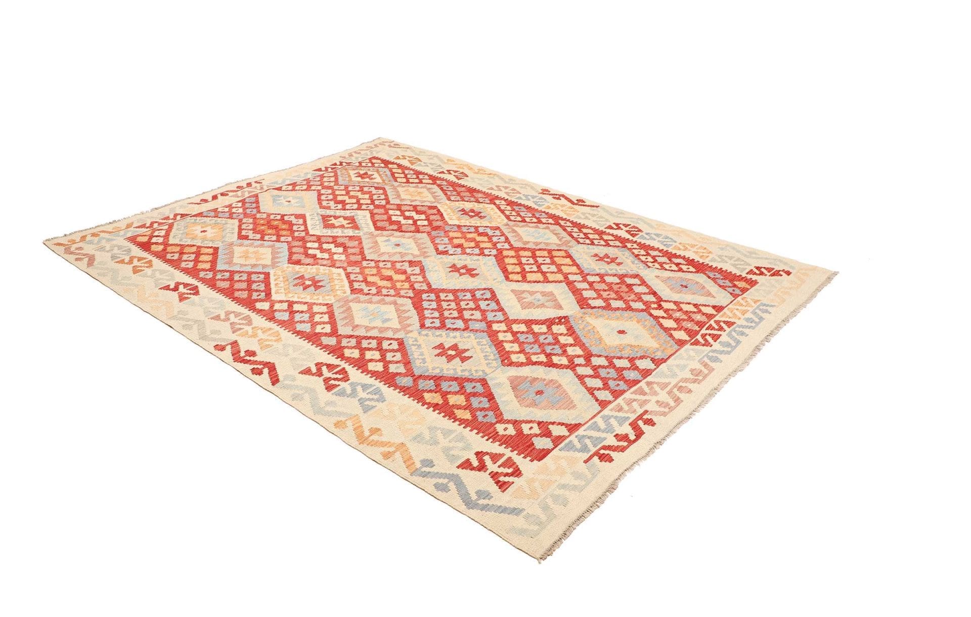 Kelim 186 × 245 cm aus Wolle, handgewebt