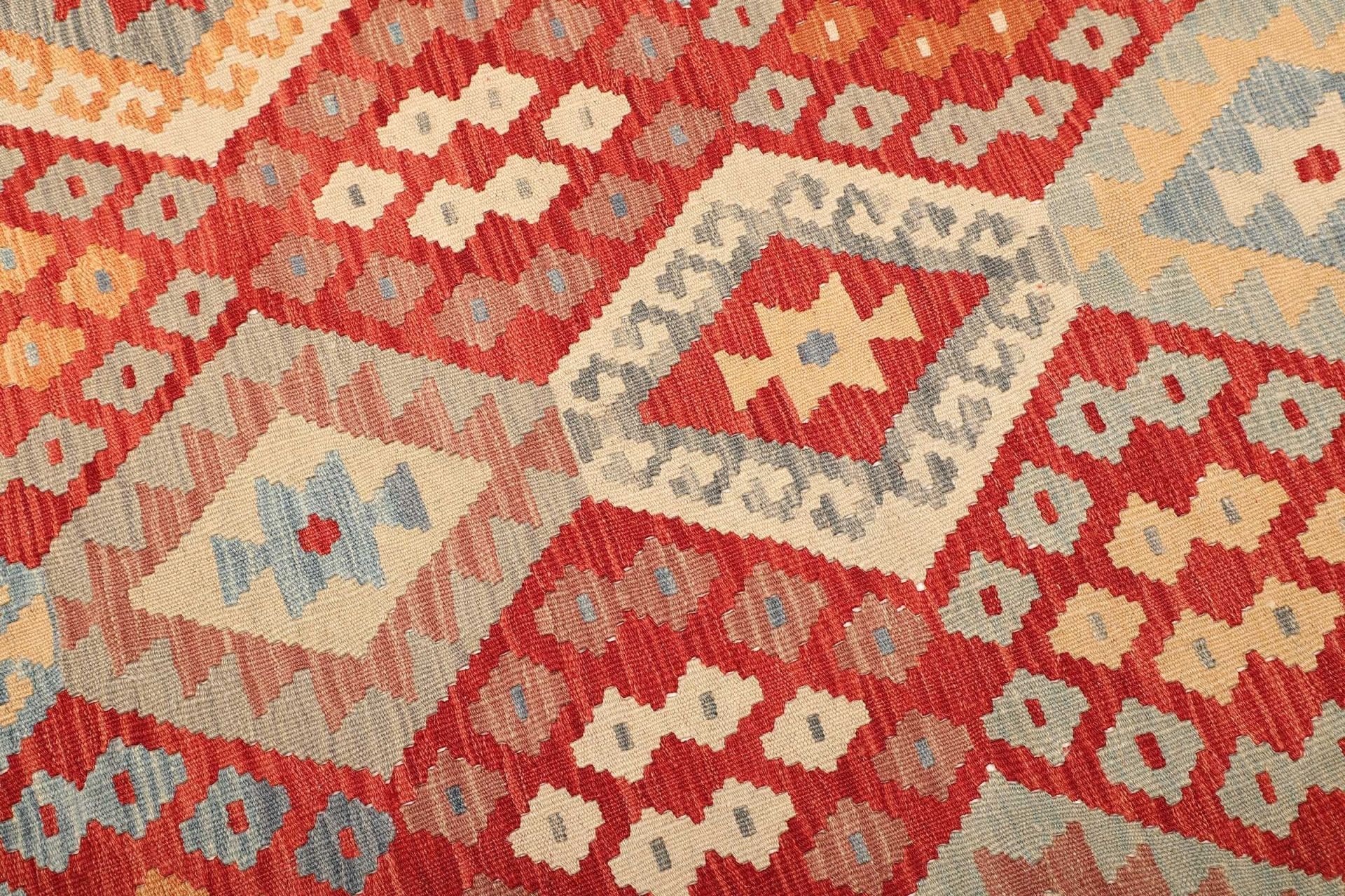 Kelim 186 × 245 cm aus Wolle, handgewebt
