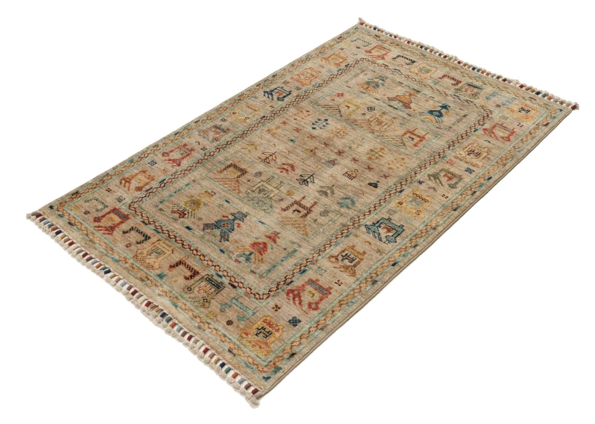 Samarkand Orientteppich aus Pakistan, 85 × 123 cm