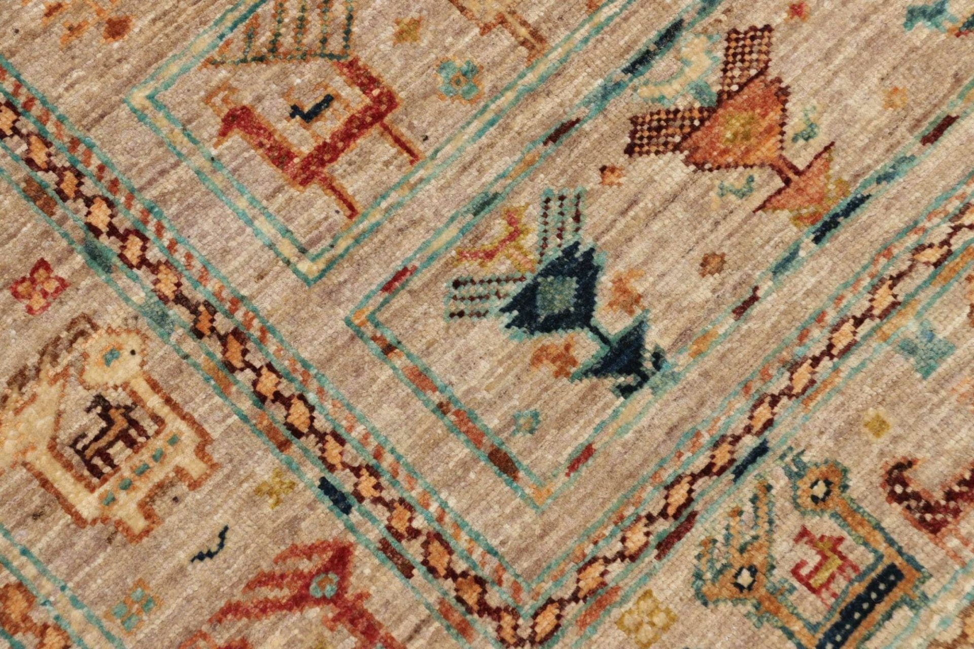 Samarkand Orientteppich aus Pakistan, 85 × 123 cm