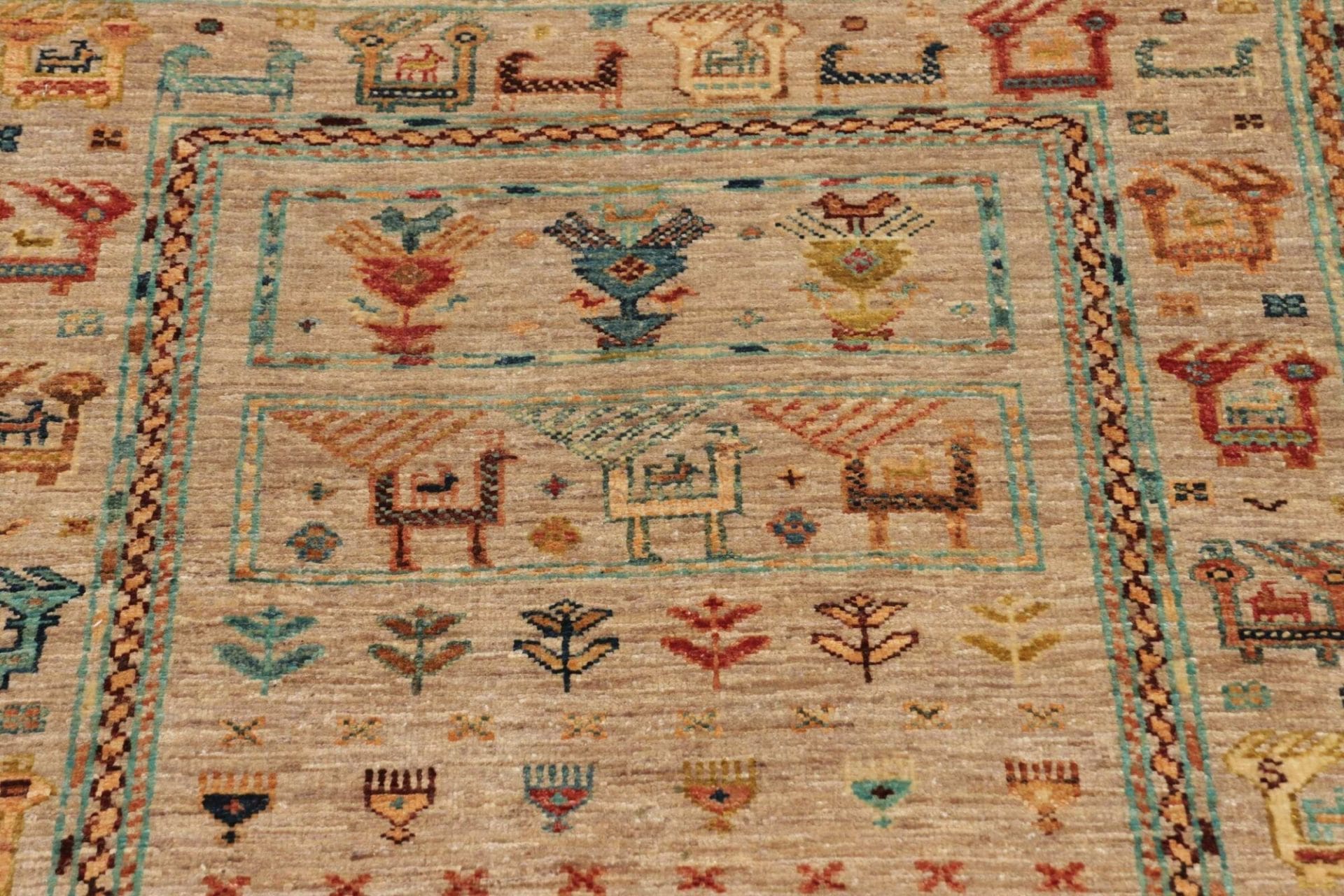 Samarkand Orientteppich aus Pakistan, 85 × 123 cm