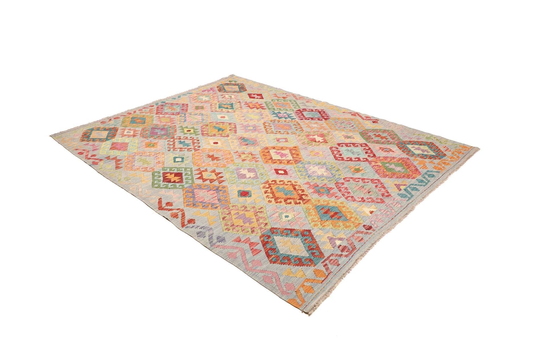 Kelim 189 × 244 cm aus Wolle, handgewebt