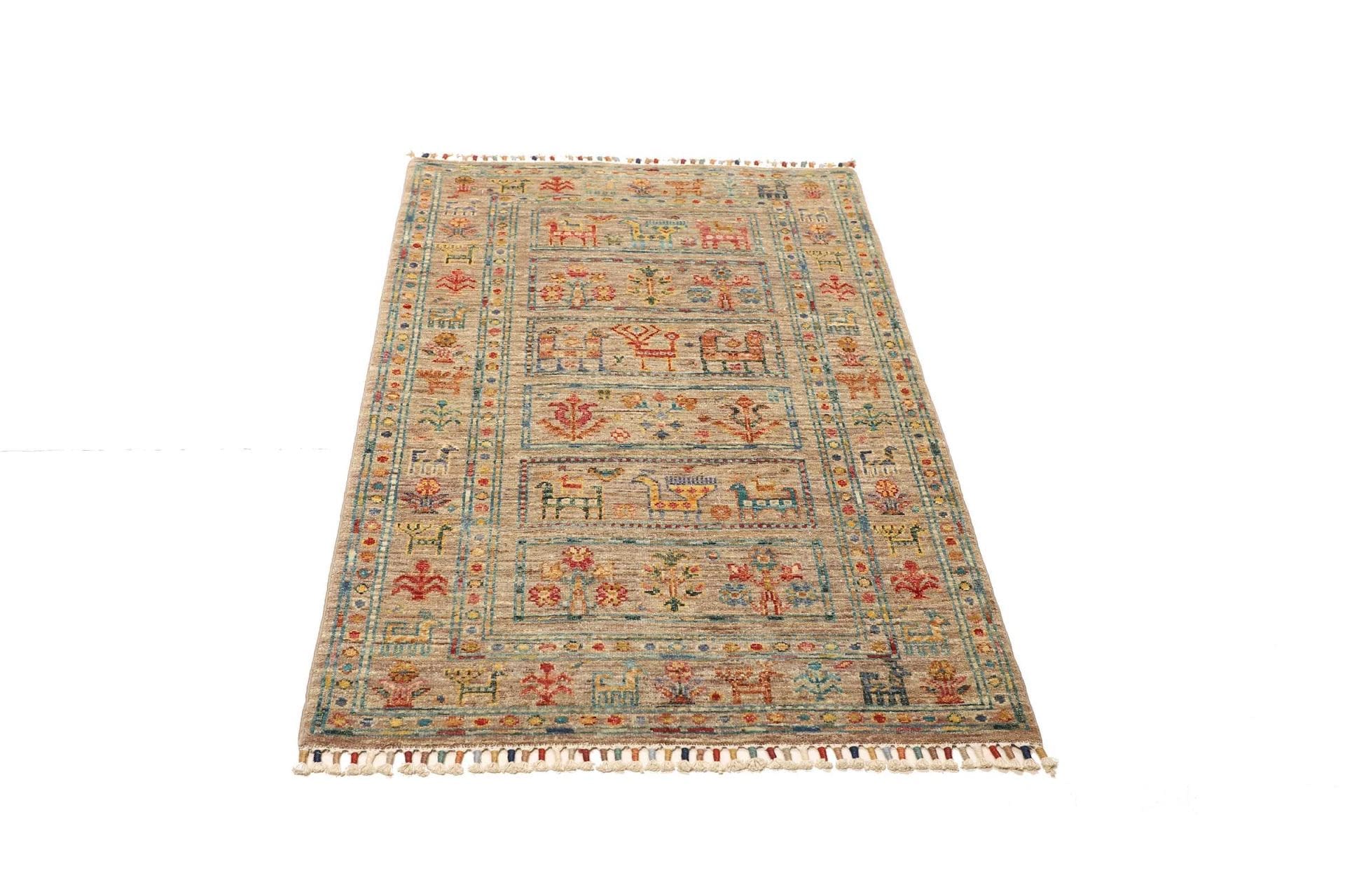 Samarkand Orientteppich aus Pakistan, 84 × 129 cm