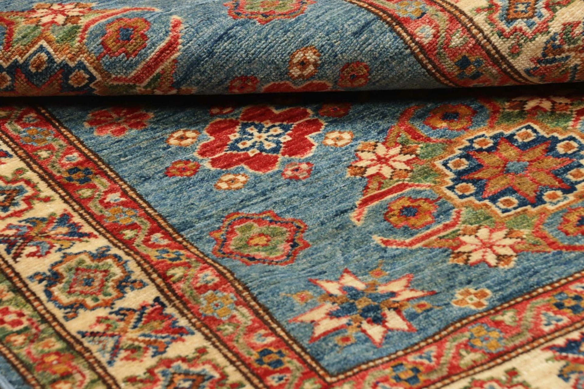 Kazak Orientteppich 92 × 125 cm aus Wolle, handgeknüpft