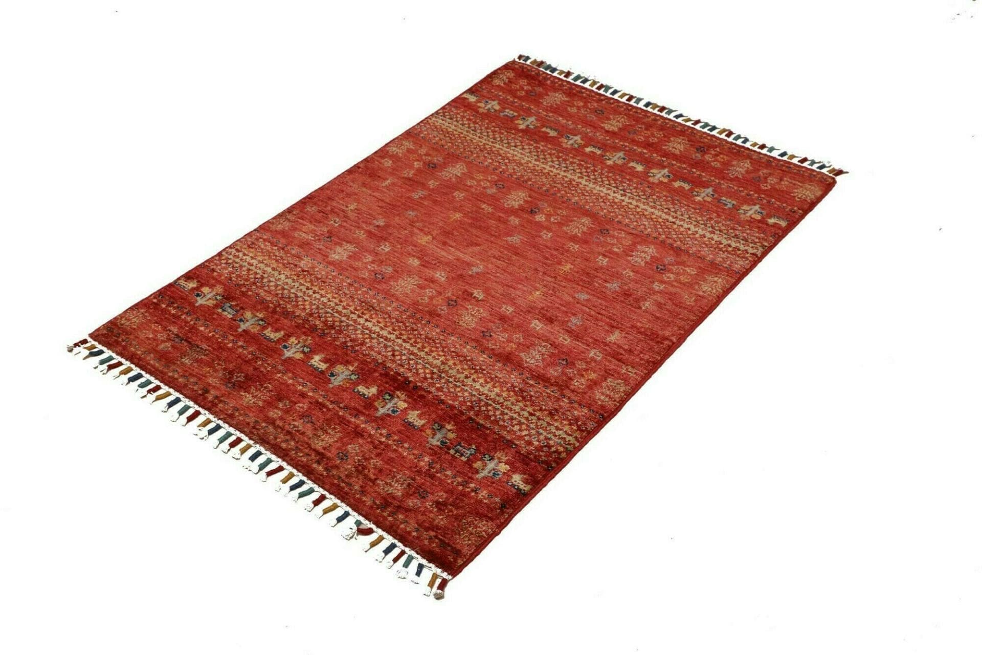 Handgewebter Gabbeh Orientteppich 85 × 118 cm