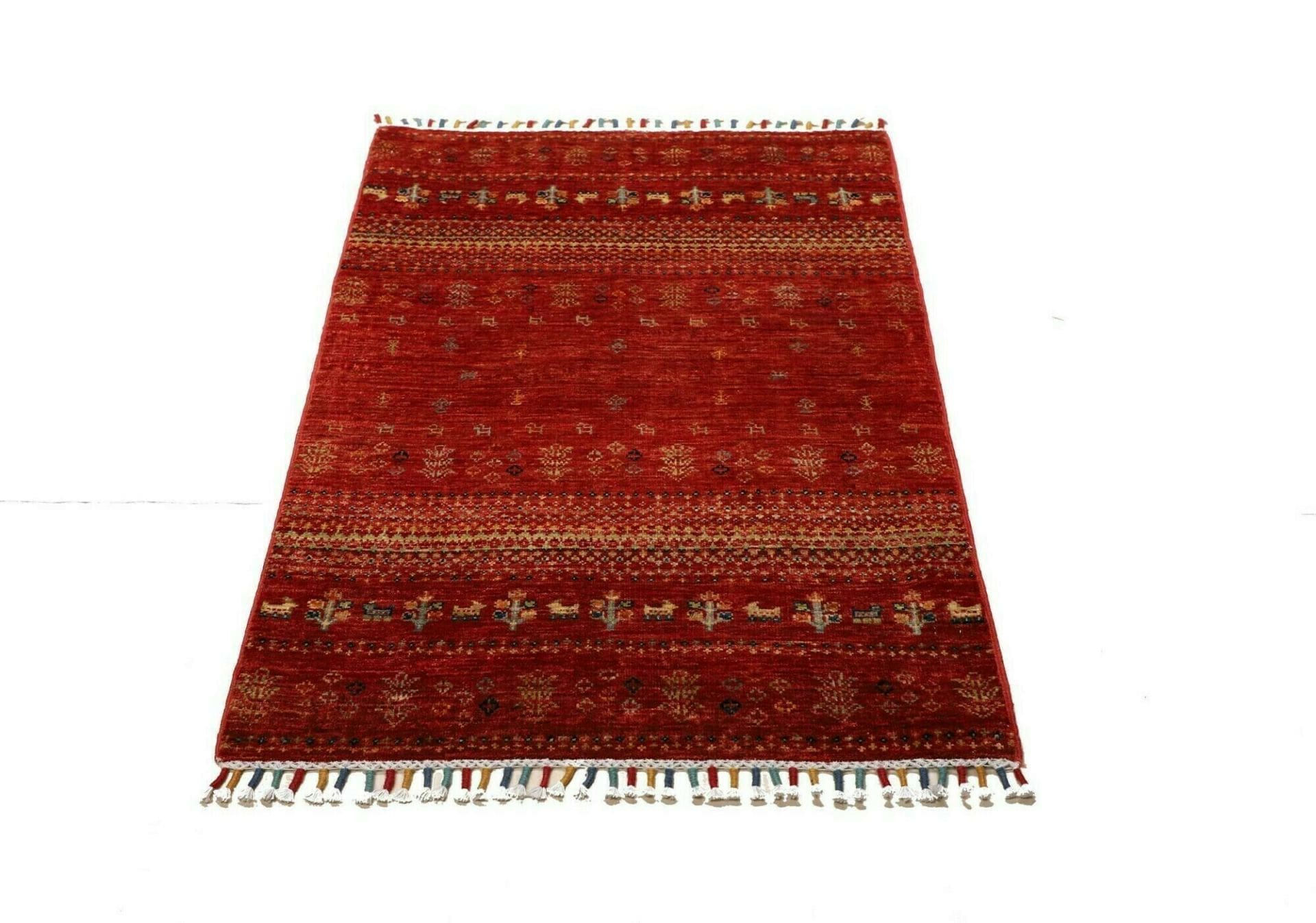 Handgewebter Gabbeh Orientteppich 85 × 118 cm