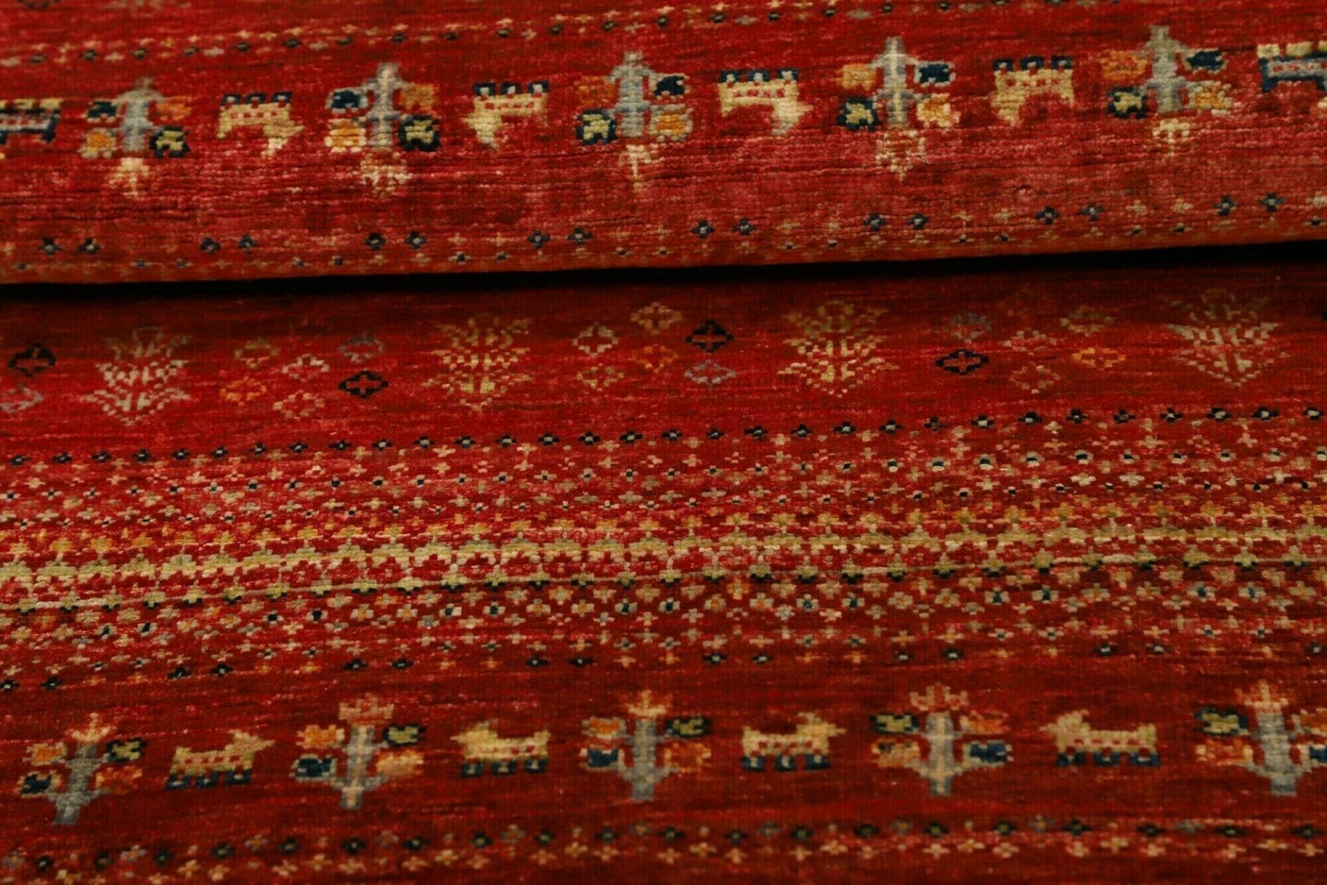 Handgewebter Gabbeh Orientteppich 85 × 118 cm