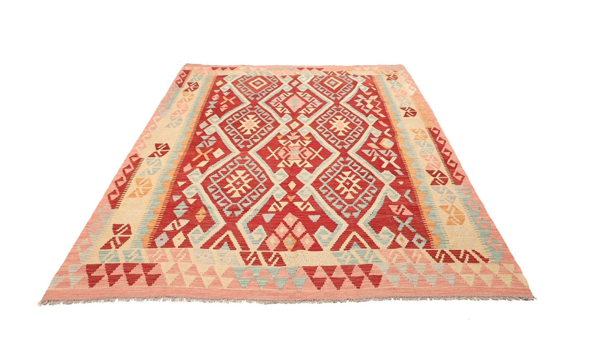 handgewebter-kelim-teppich-183-x-231cm-aus-schurwolle-orientteppich-1 Handgewebter Kelim 183 × 231 cm