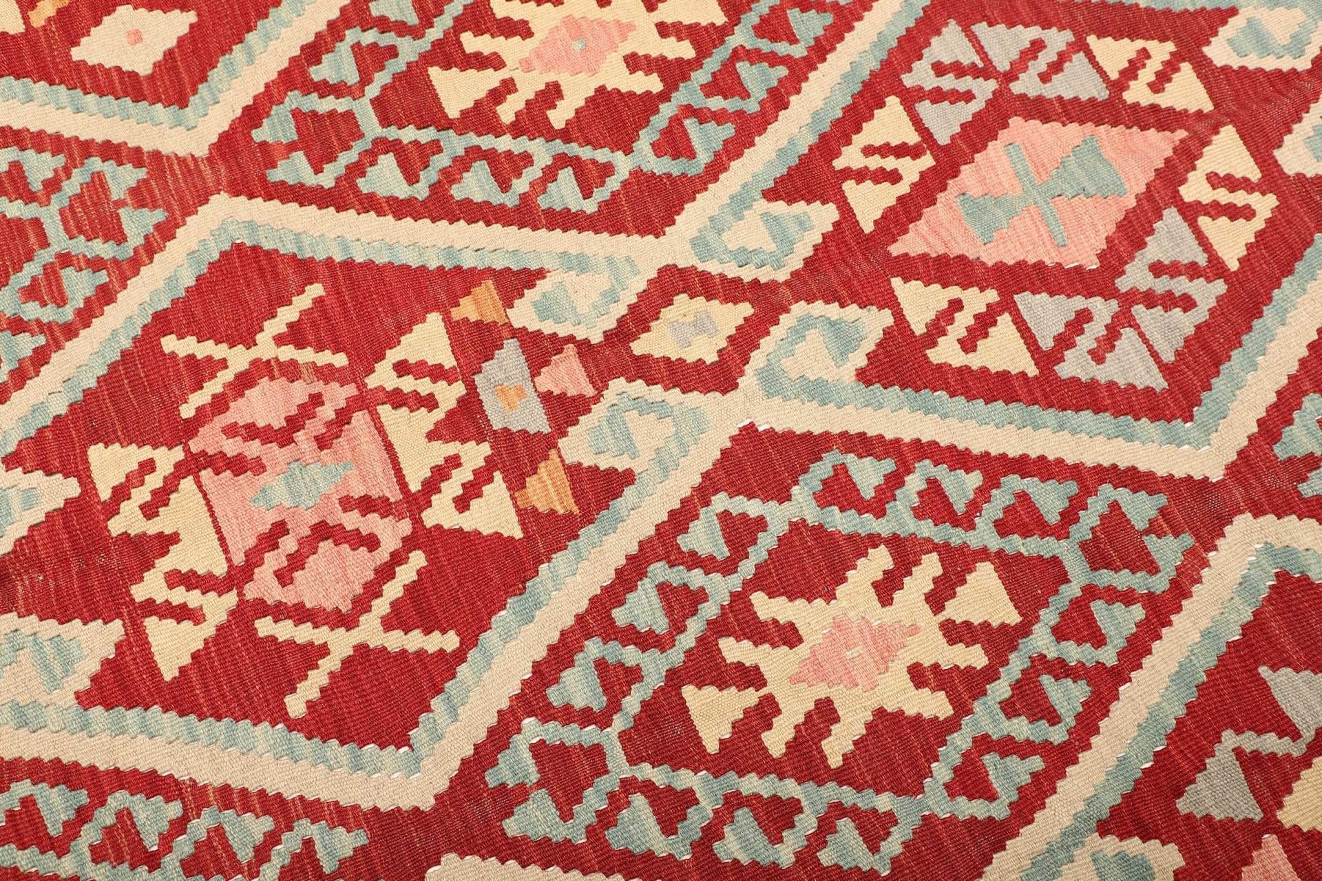 handgewebter-kelim-teppich-183-x-231cm-aus-schurwolle-orientteppich-3 Handgewebter Kelim 183 × 231 cm