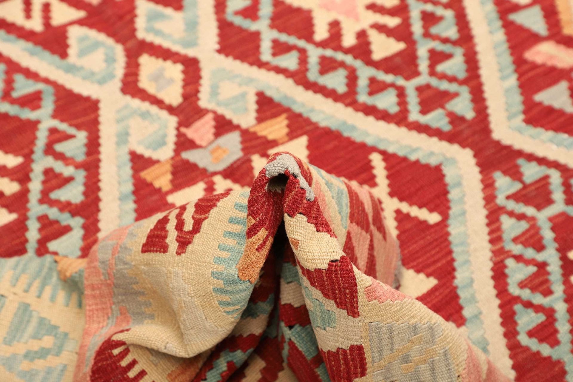 handgewebter-kelim-teppich-183-x-231cm-aus-schurwolle-orientteppich-5 Handgewebter Kelim 183 × 231 cm