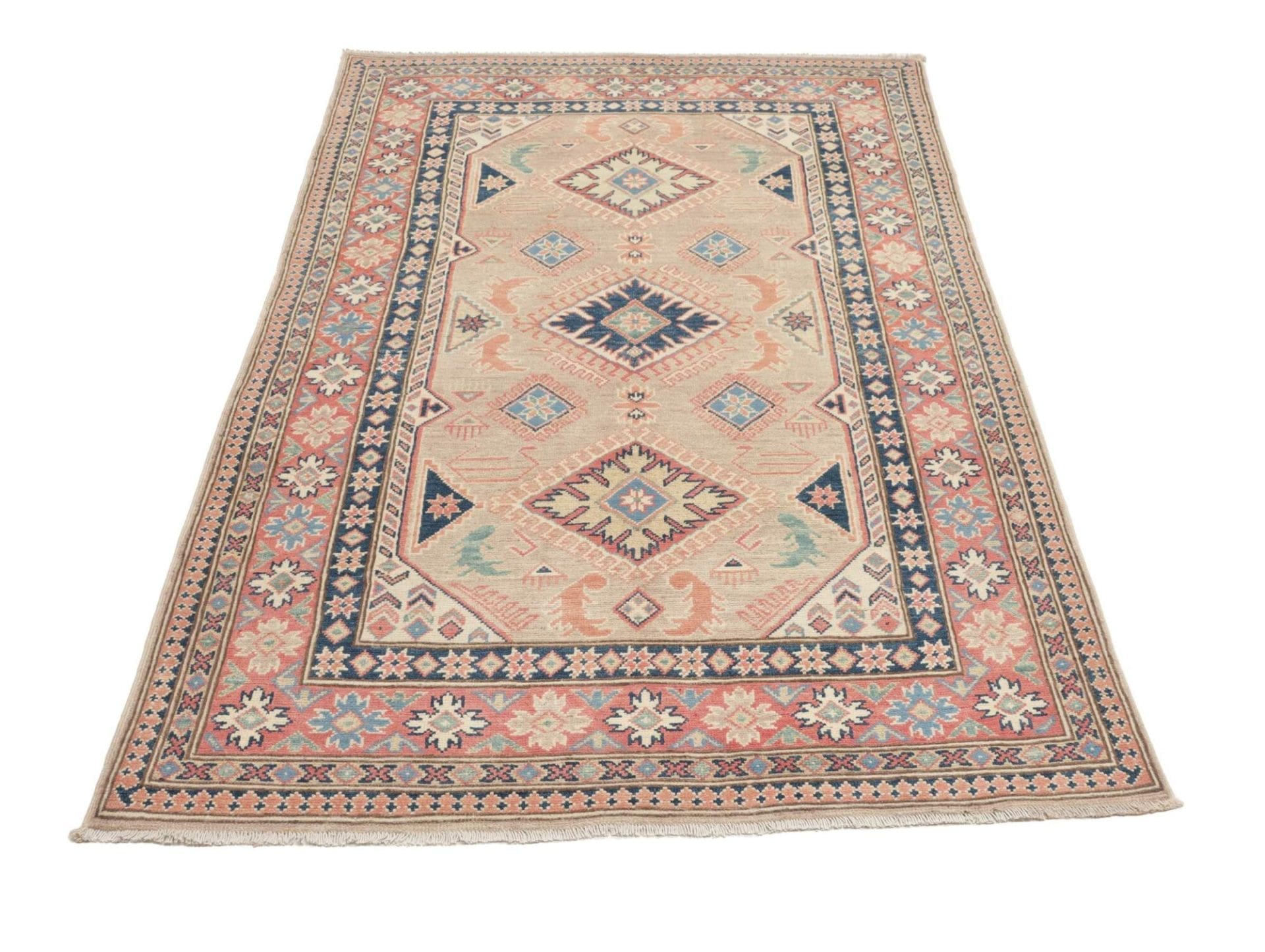 Kazak Orientteppich 119 × 186 cm aus Wolle, handgeknüpft