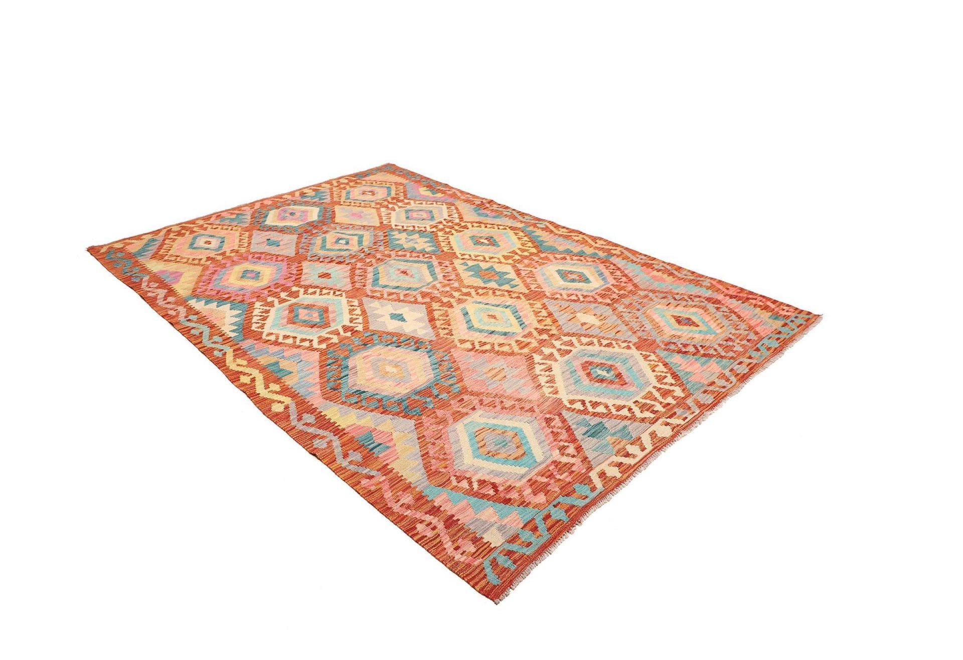 handgewebter-kelim-180-x-252-cm-aus-schurwolle-pakistanisch-rustikal-2 Kelim aus Pakistan, 180 × 252 cm
