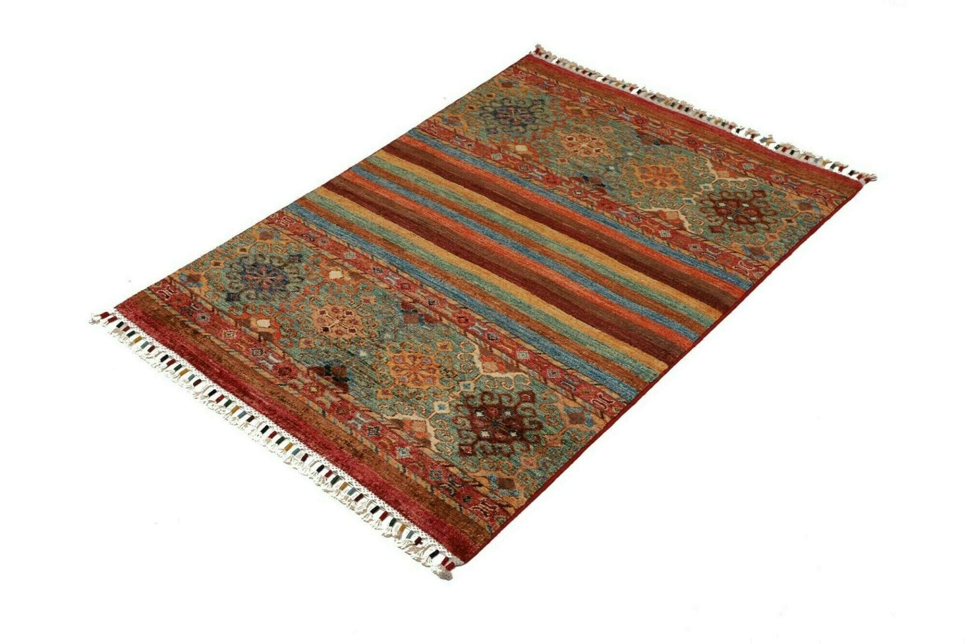 Samarkand Orientteppich 87 × 116 cm aus Wolle, handgeknüpft