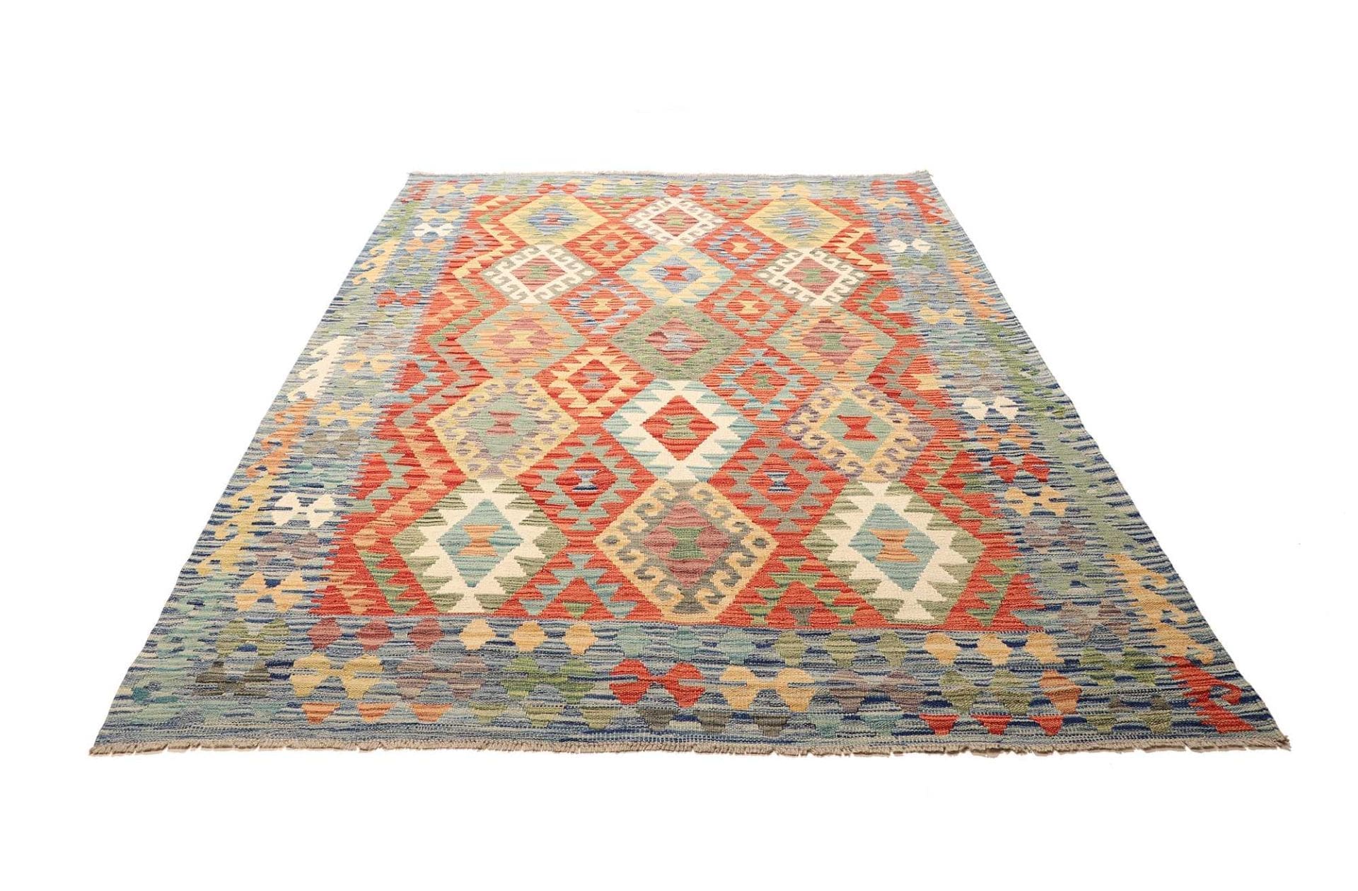 Kelim 182 × 239 cm aus Wolle, handgewebt