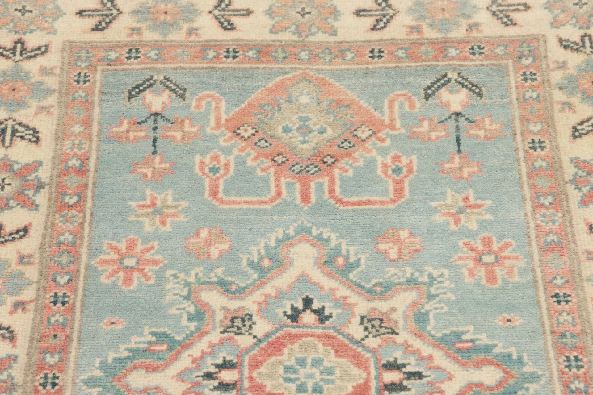 Kazak Orientteppich 85 × 122 cm aus Wolle, handgeknüpft
