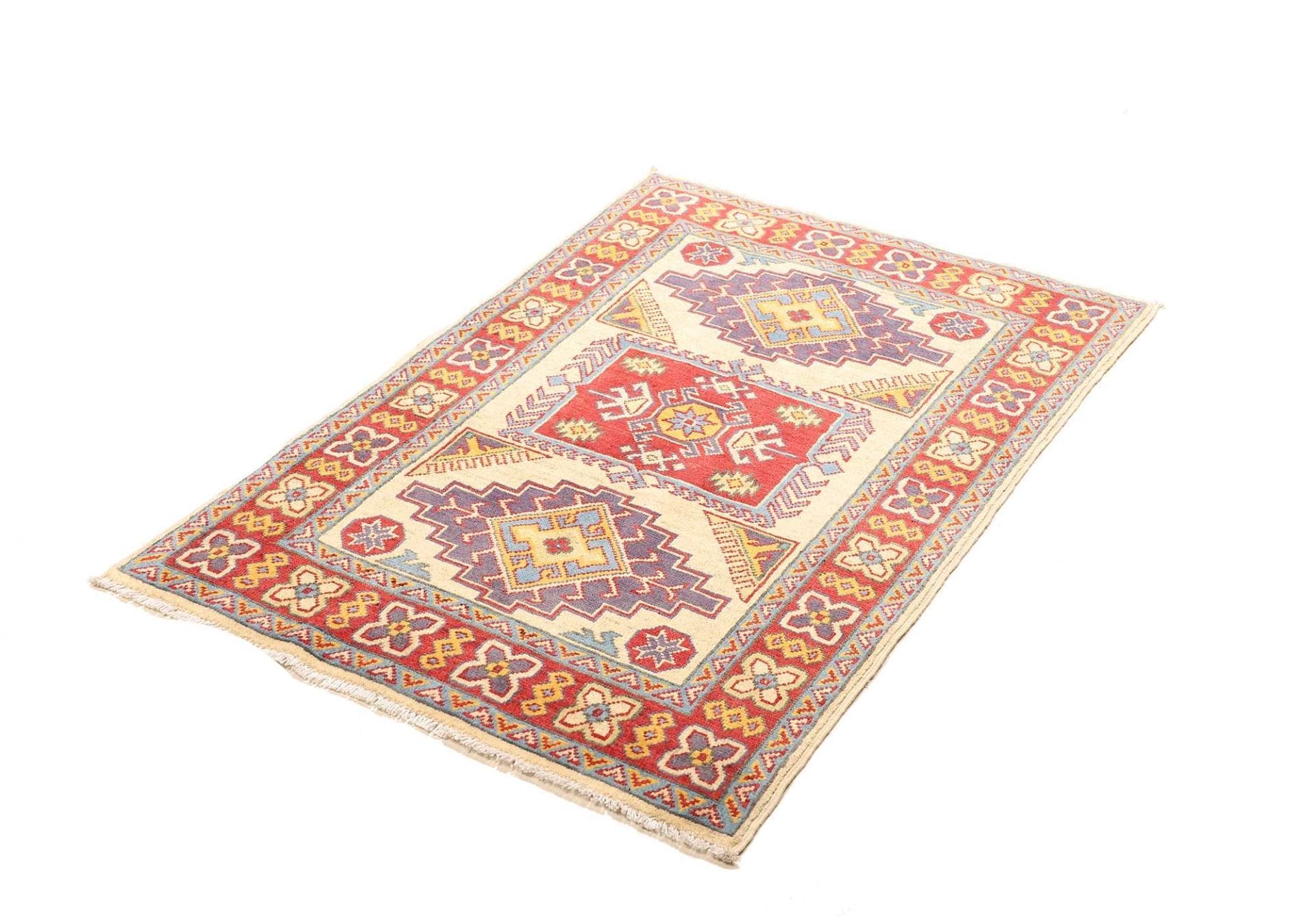 Kazak Orientteppich aus Pakistan, 87 × 120 cm