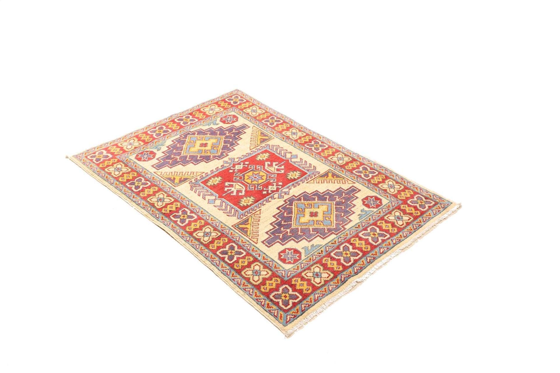 Kazak Orientteppich aus Pakistan, 87 × 120 cm