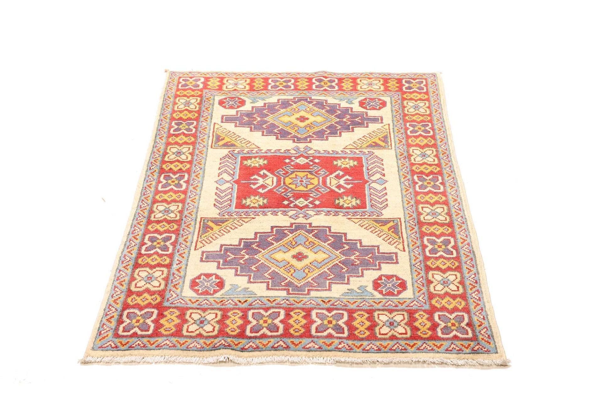 Kazak Orientteppich aus Pakistan, 87 × 120 cm