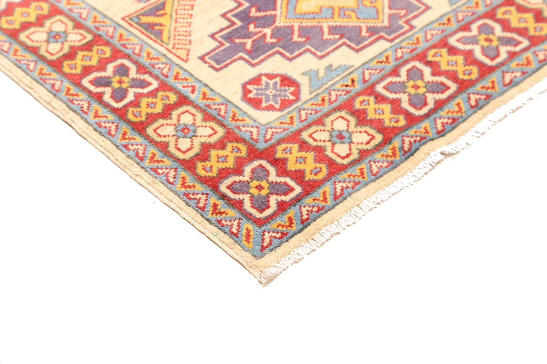Kazak Orientteppich aus Pakistan, 87 × 120 cm