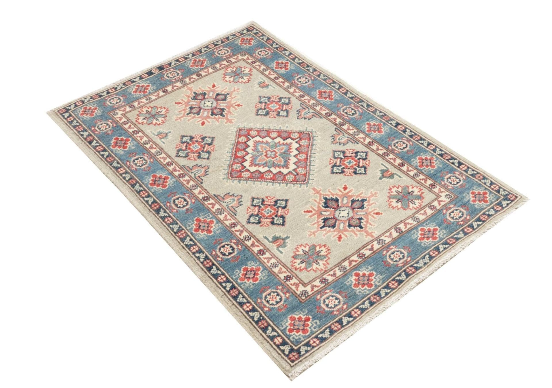 Handgeknüpfter Kazak Orientteppich, 83 × 117 cm, Wolle