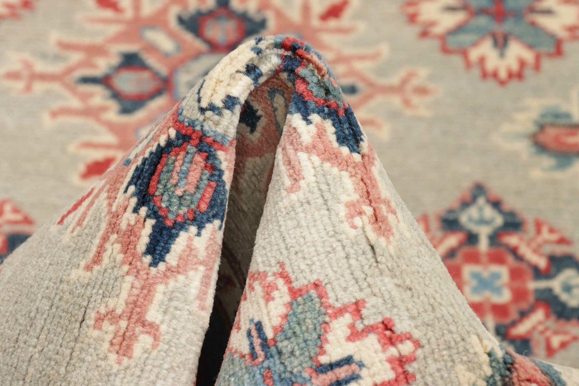 Handgeknüpfter Kazak Orientteppich, 83 × 117 cm, Wolle