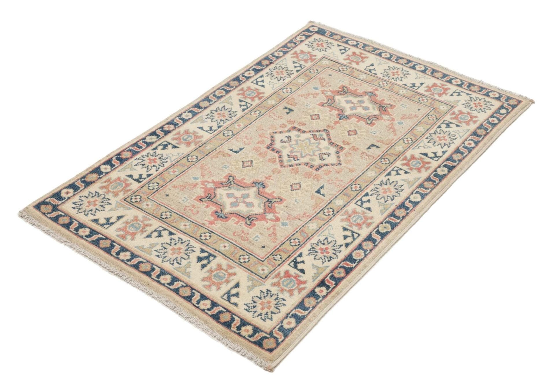 Handgeknüpfter Kazak Orientteppich, 86 × 126 cm, Wolle