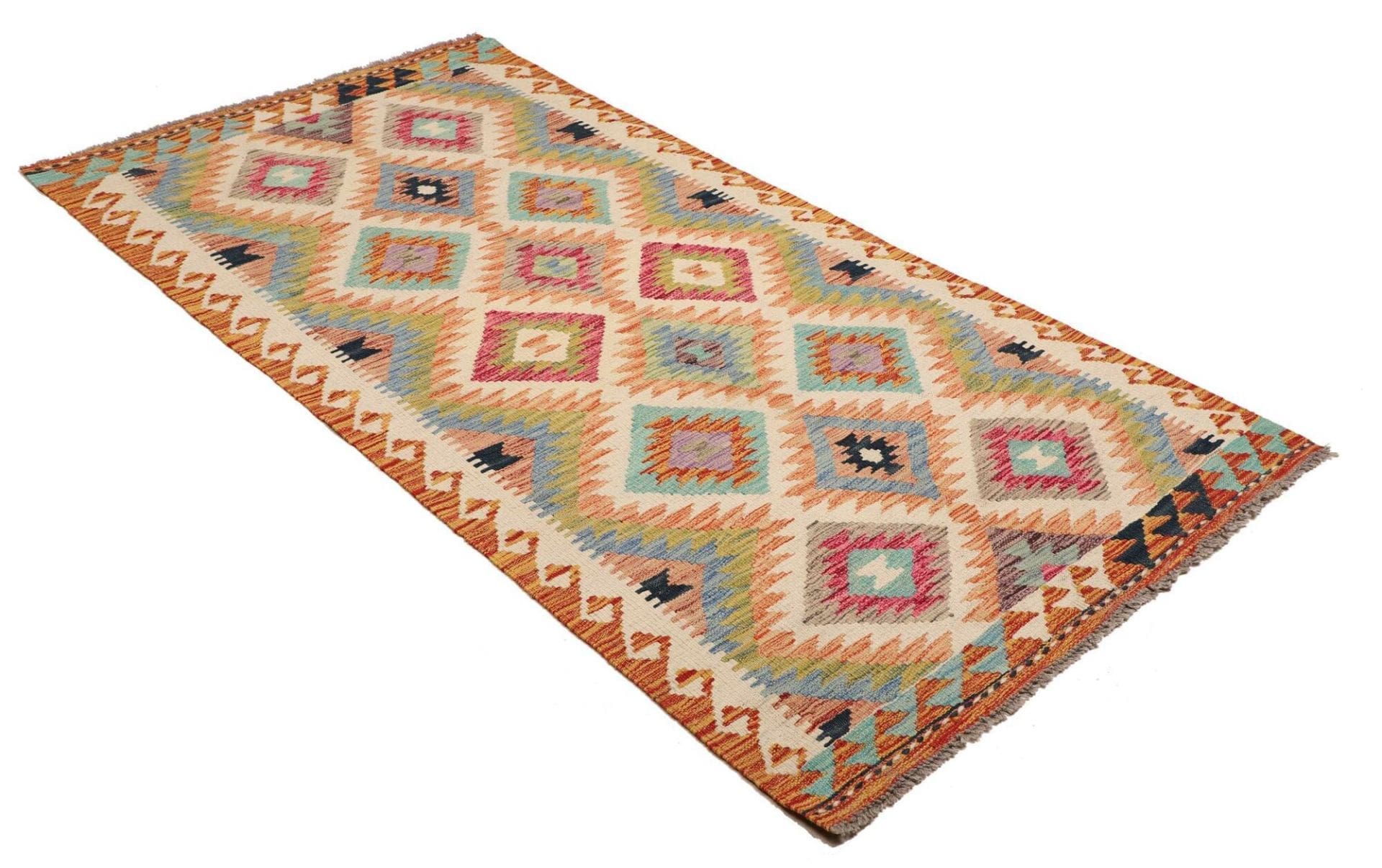 Handgewebter Kelim 104 × 202 cm