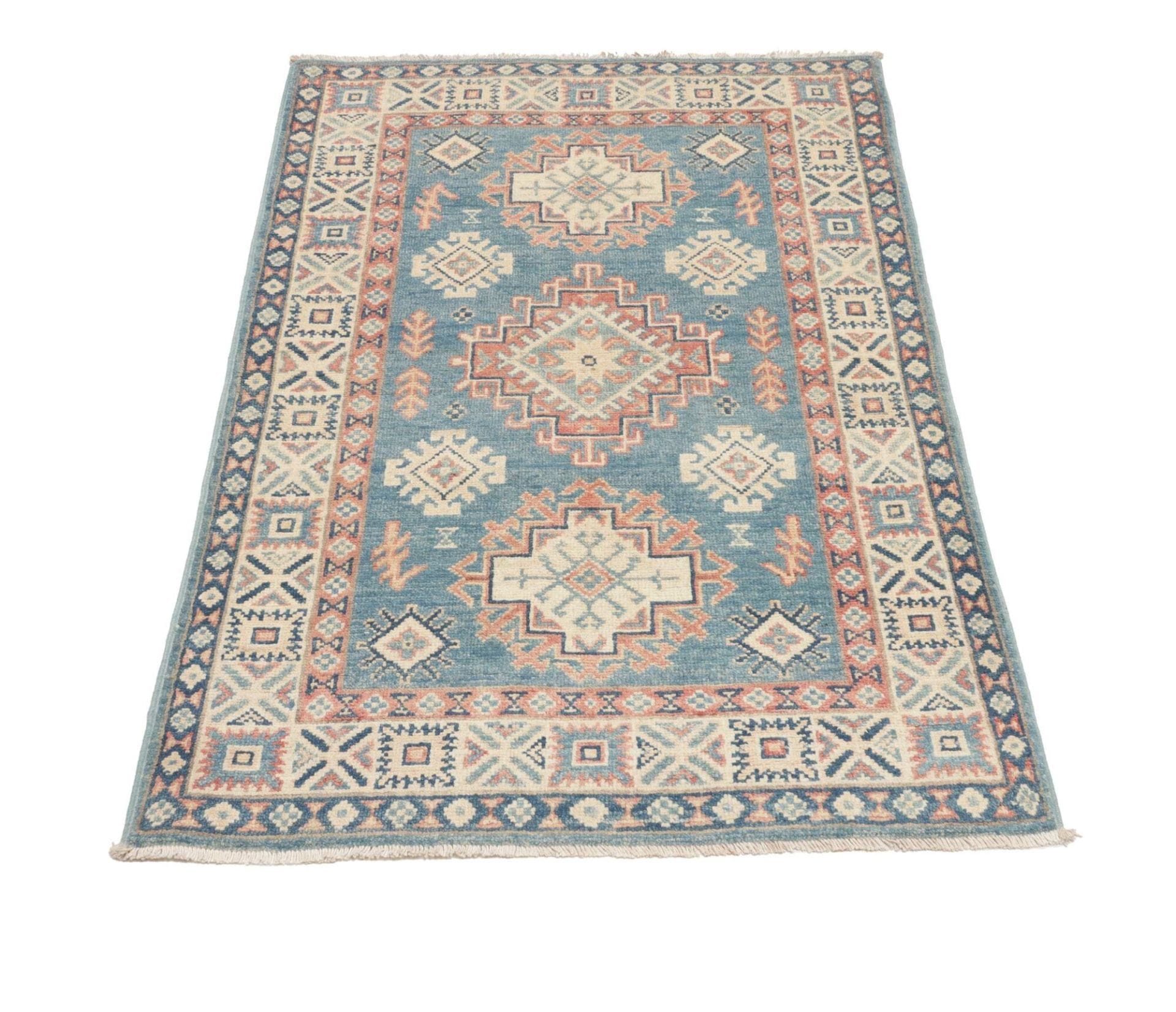 Kazak Orientteppich aus Pakistan, 85 × 127 cm