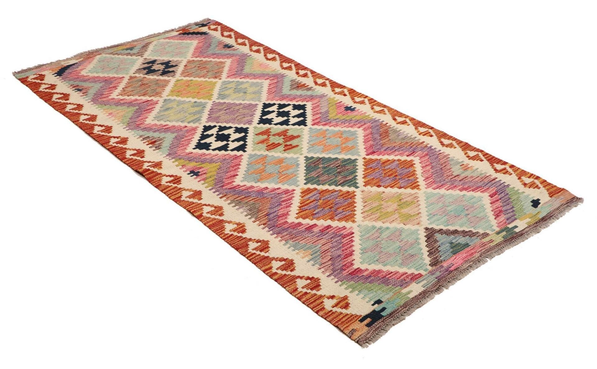 Handgewebter Kelim 104 × 203 cm