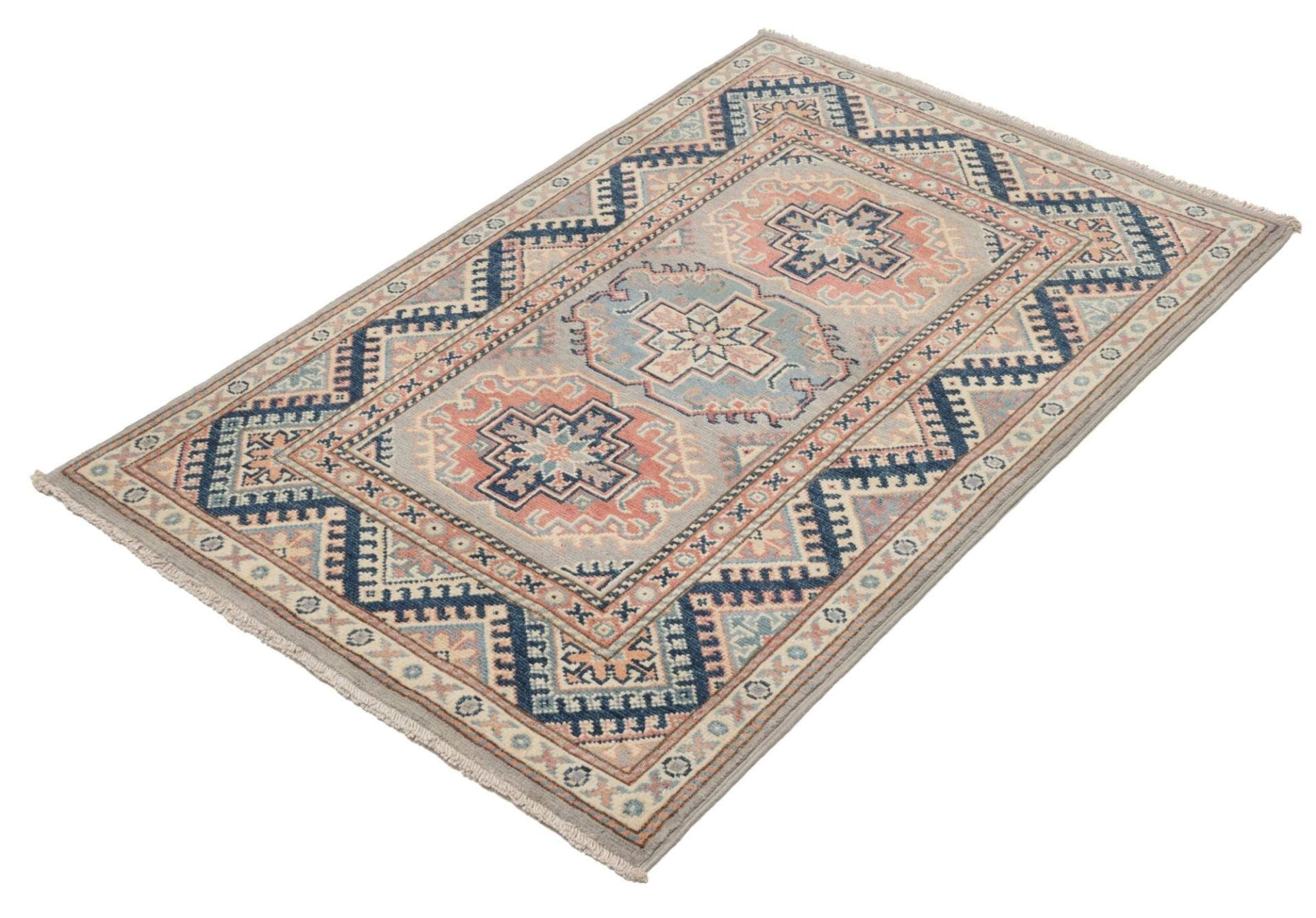 Handgeknüpfter Kazak Orientteppich, 85 × 124 cm, Wolle