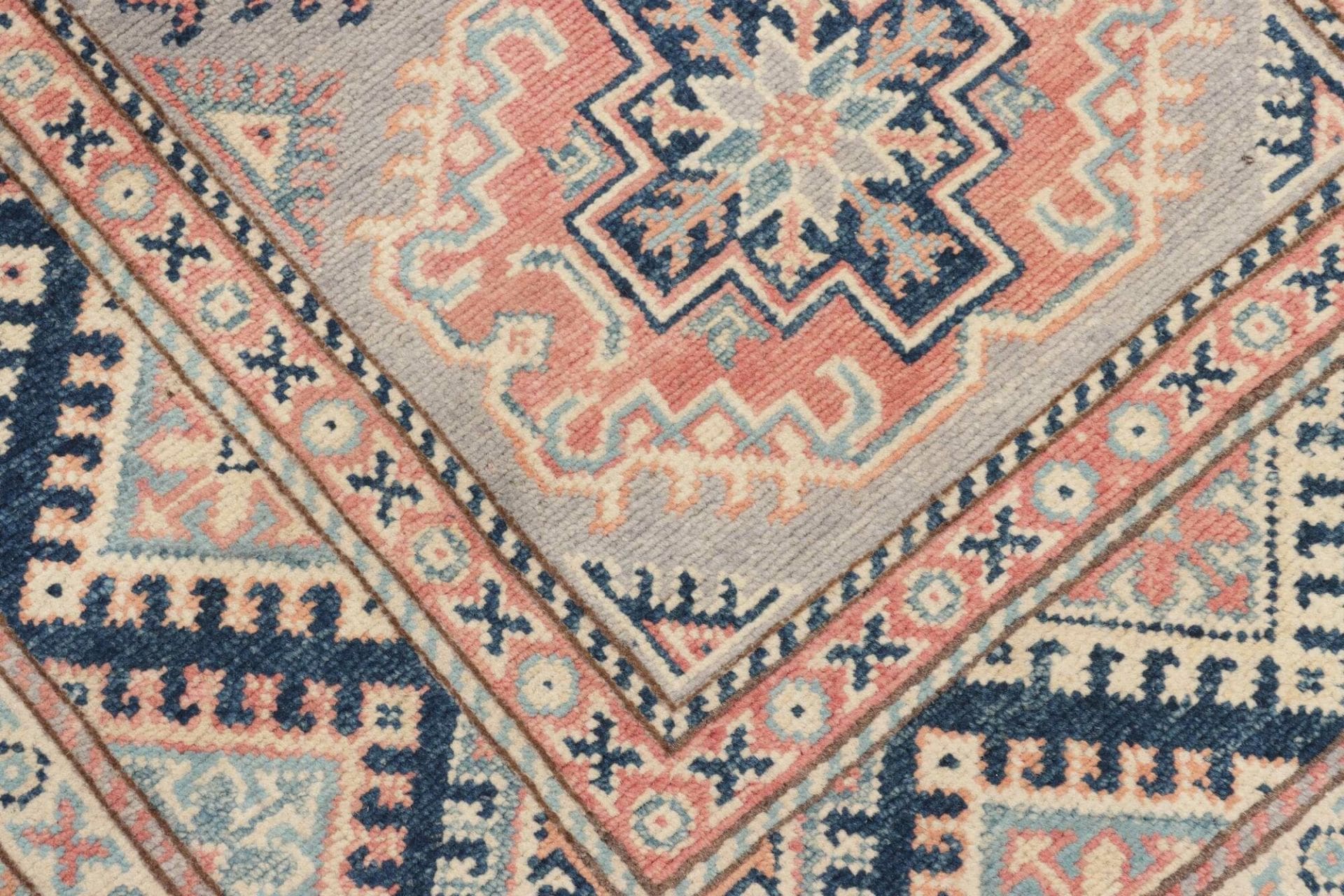 Handgeknüpfter Kazak Orientteppich, 85 × 124 cm, Wolle