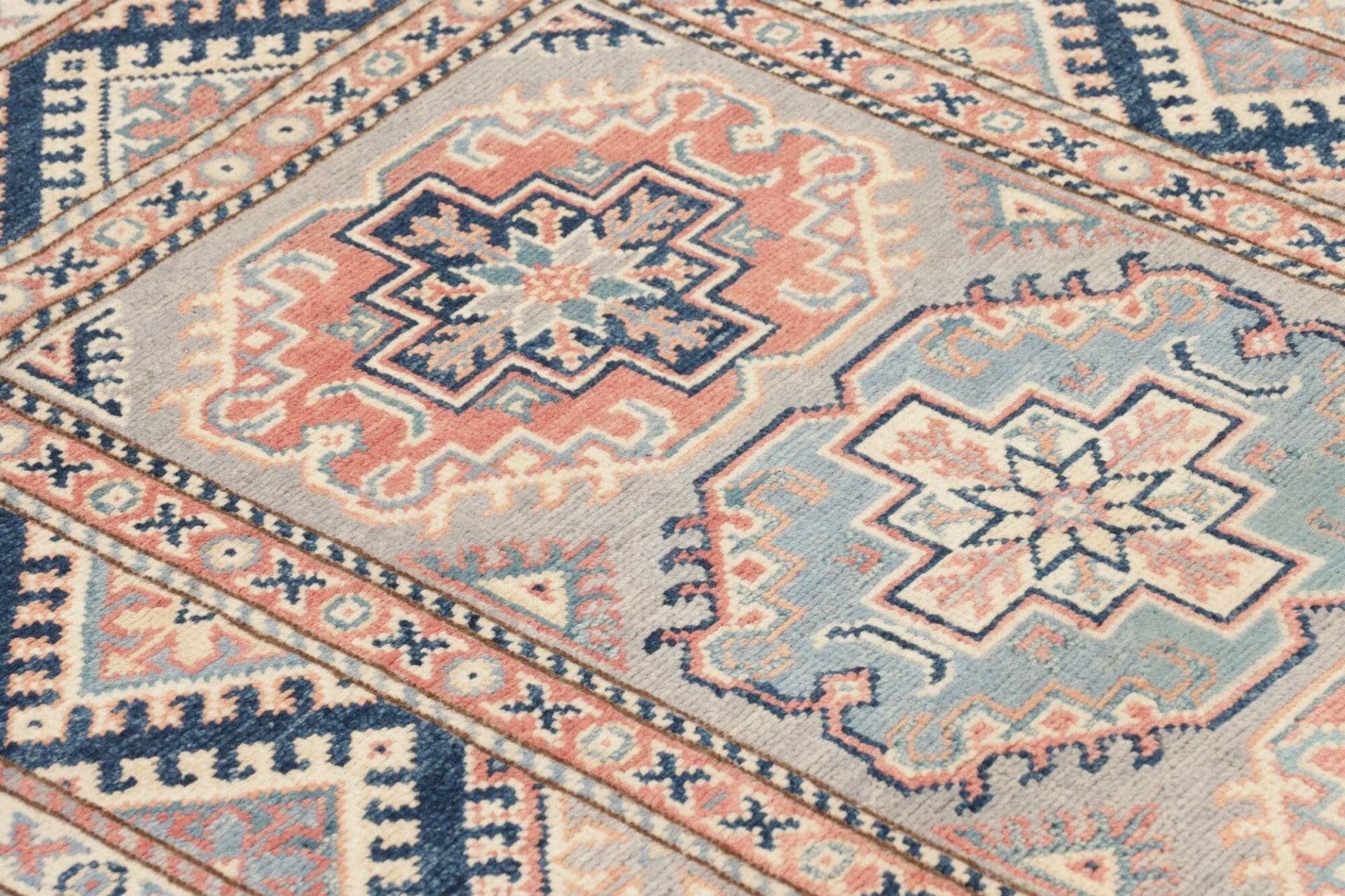 Handgeknüpfter Kazak Orientteppich, 85 × 124 cm, Wolle