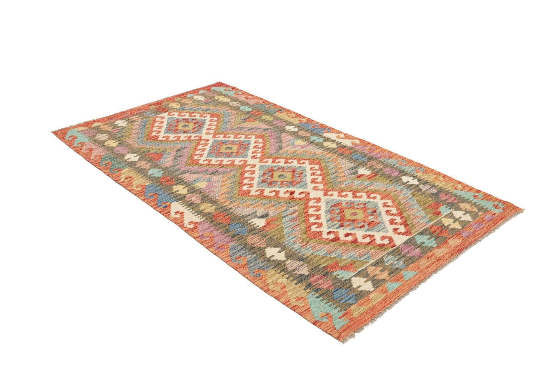 Kelim 109 × 195 cm aus Wolle, handgewebt
