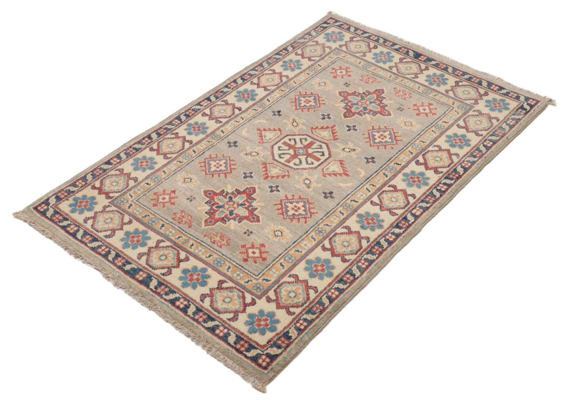 Handgeknüpfter Kazak Orientteppich, 86 × 125 cm, Wolle