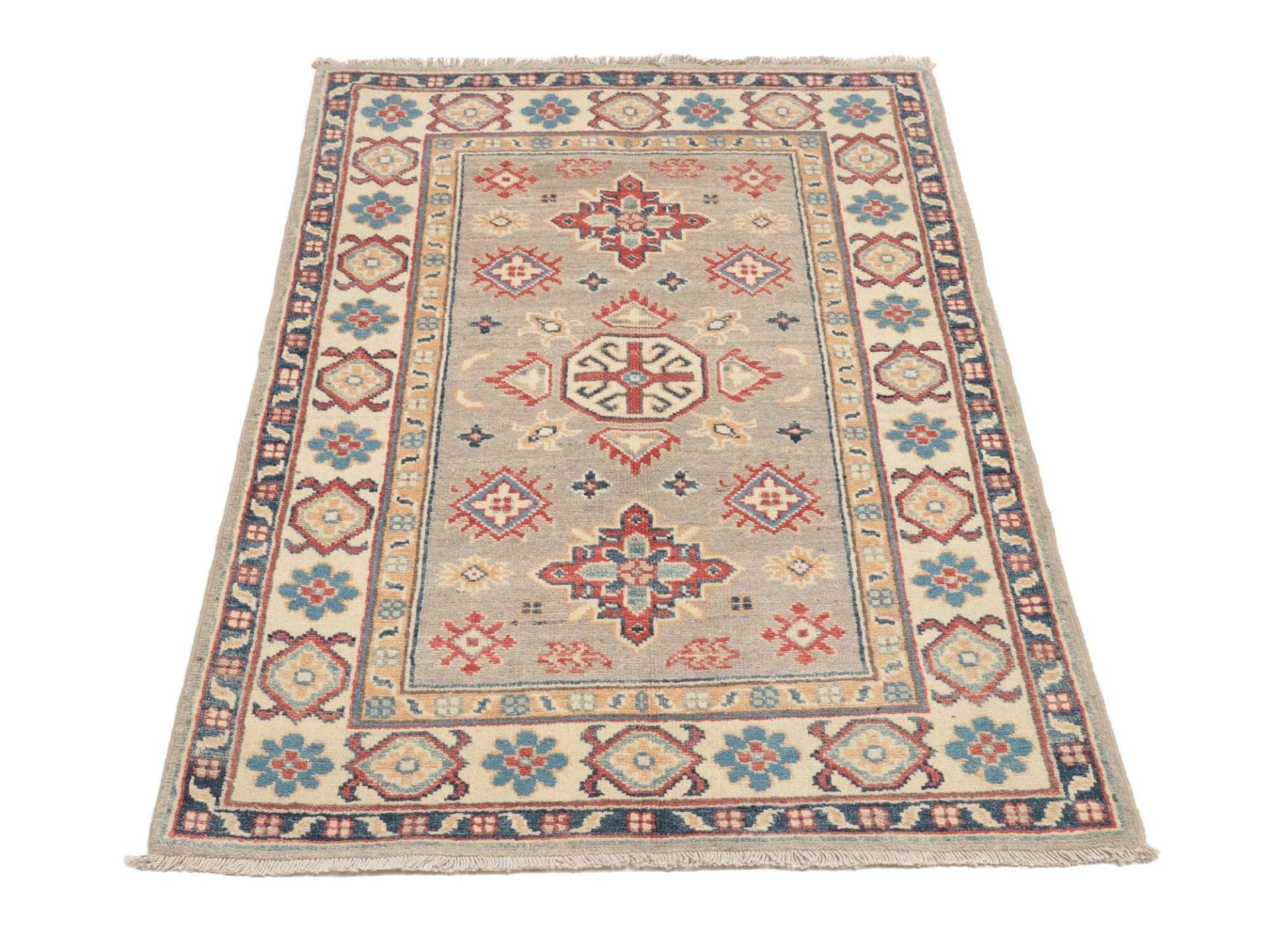 Handgeknüpfter Kazak Orientteppich, 86 × 125 cm, Wolle
