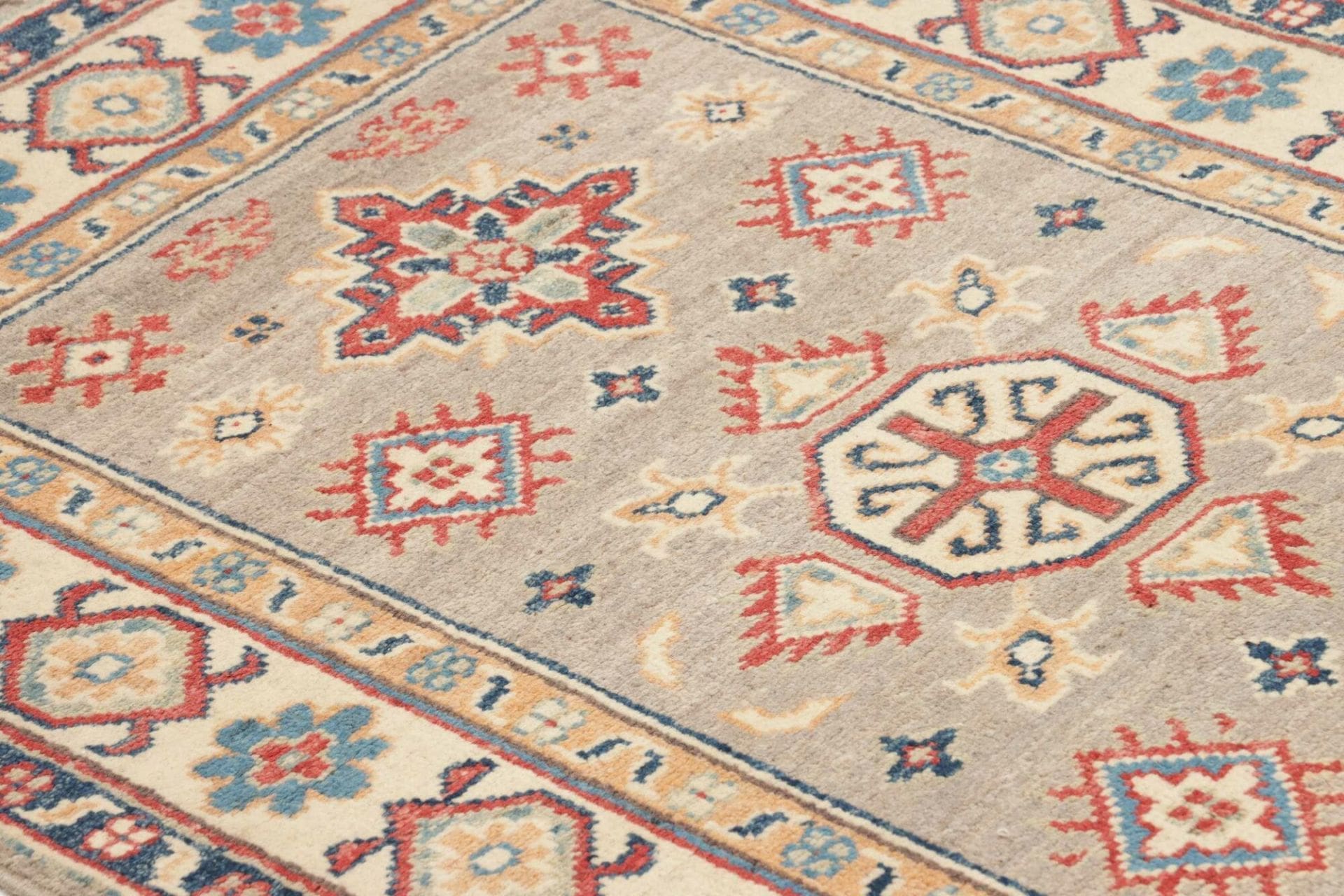 Handgeknüpfter Kazak Orientteppich, 86 × 125 cm, Wolle